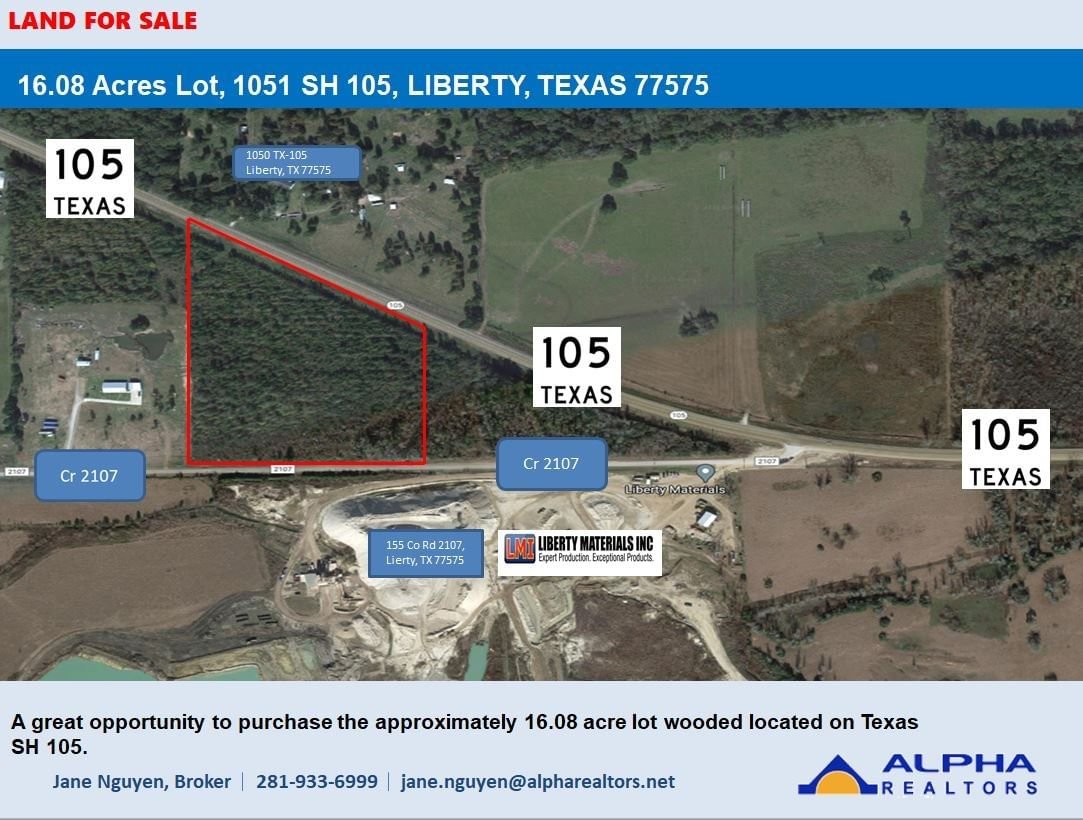 Real estate property located at 1051 Sh 105, Liberty, S Strong, Liberty City, TX, US
