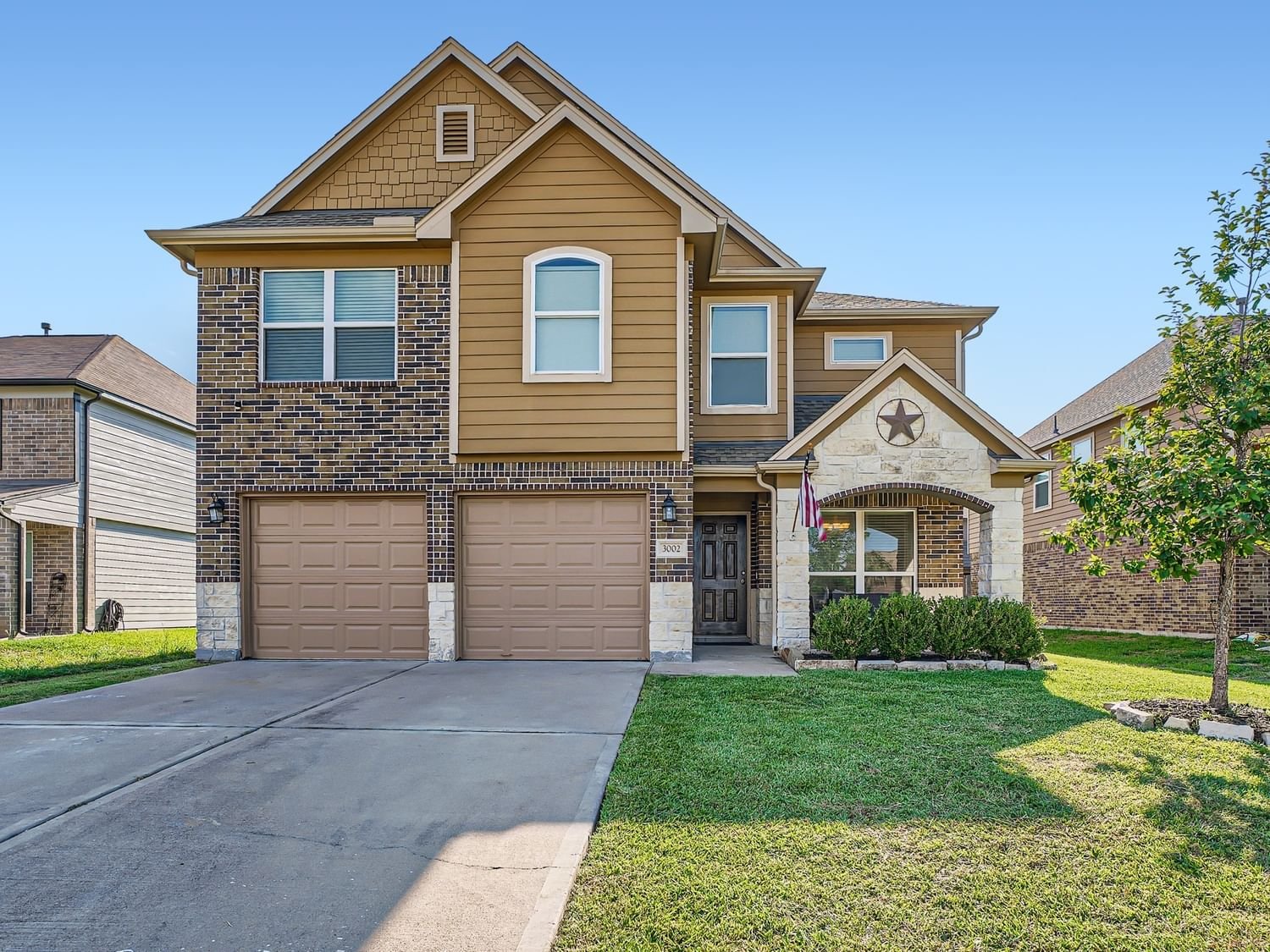 Real estate property located at 3002 Country Clearing, Fort Bend, Fairpark Village, Rosenberg, TX, US