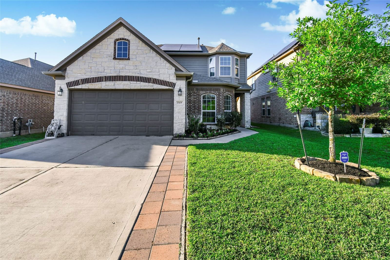 Real estate property located at 15406 Elm Sky, Harris, Grant Mdws Sec 5, Cypress, TX, US