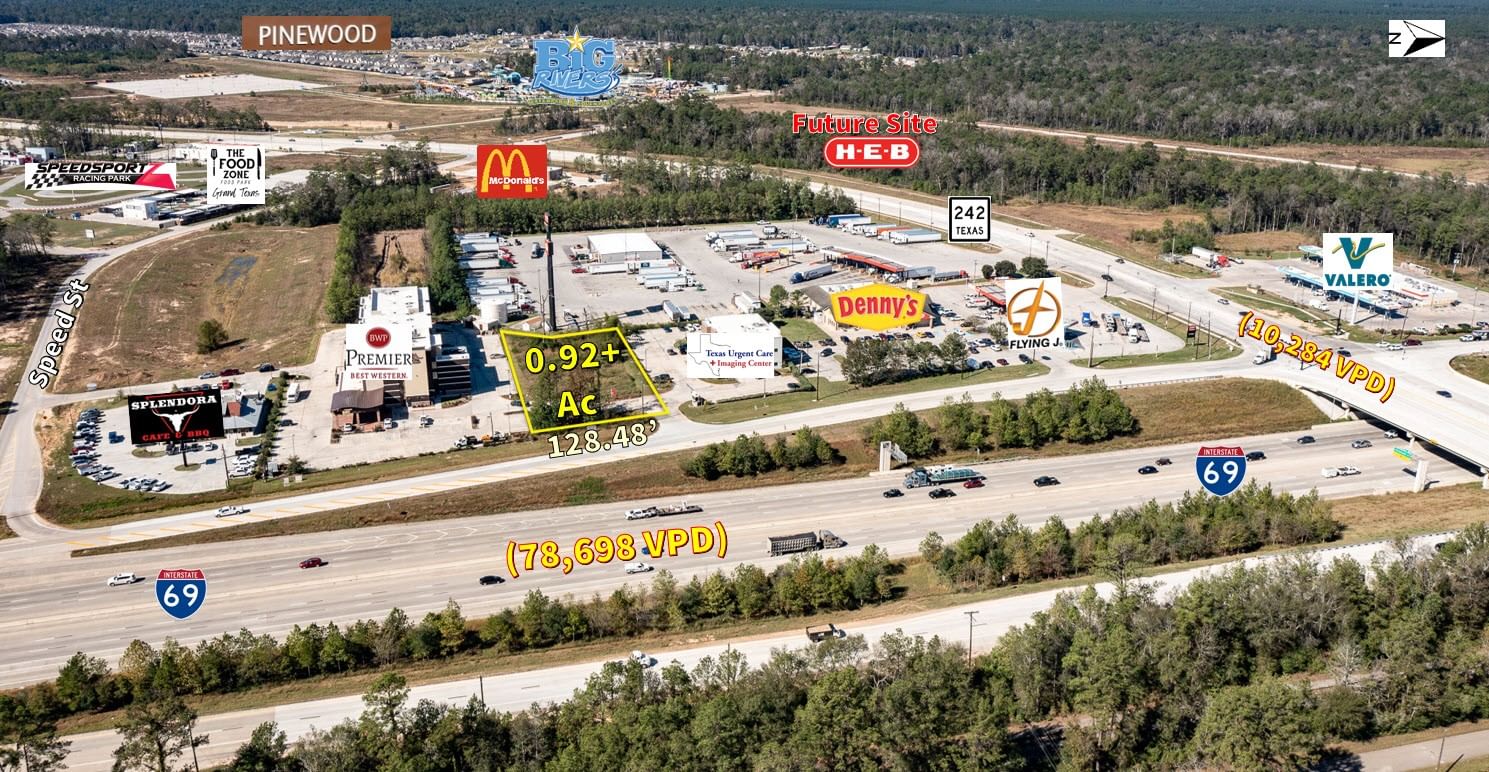 Real estate property located at 17530 Hwy 59, Montgomery, Flying J Travel Plaza, New Caney, TX, US