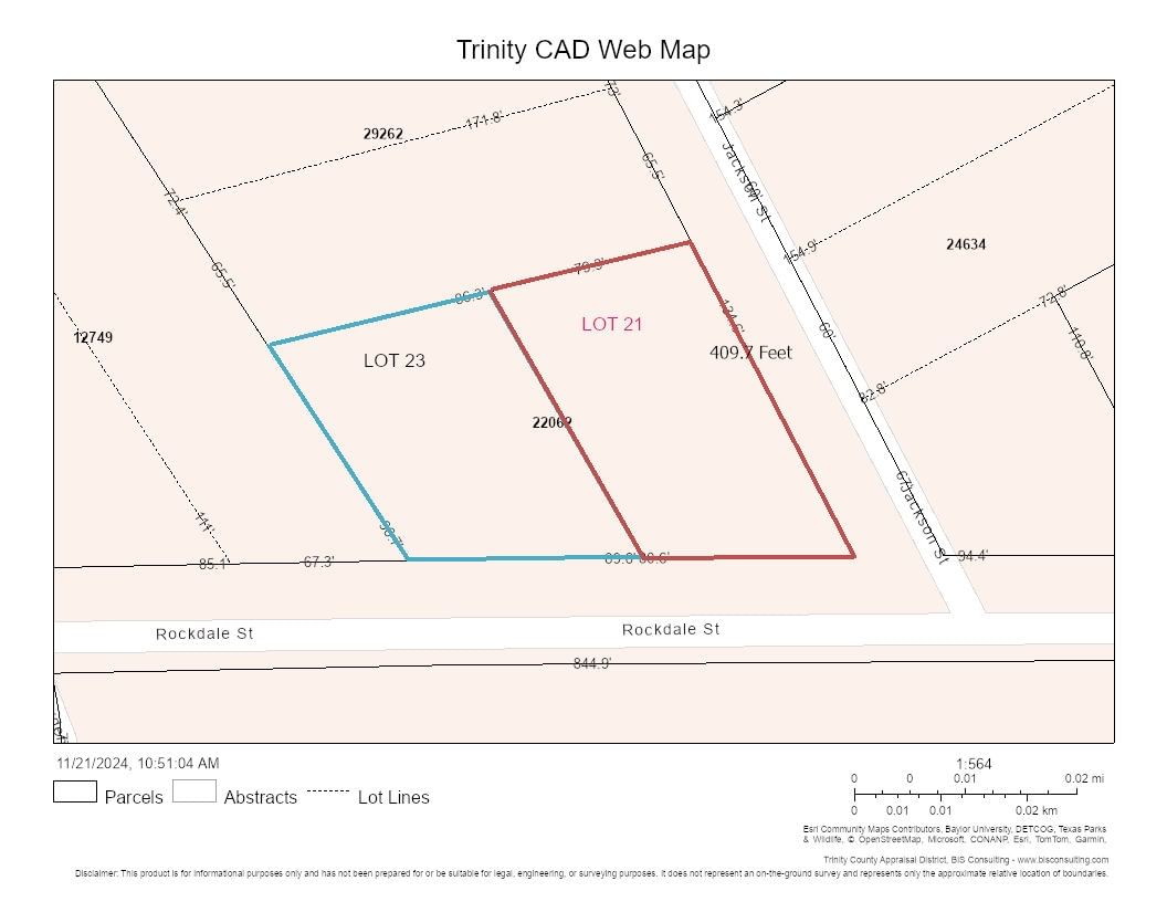 Real estate property located at Lot 23 Rockdale, Trinity, Washington Add, Trinity, TX, US