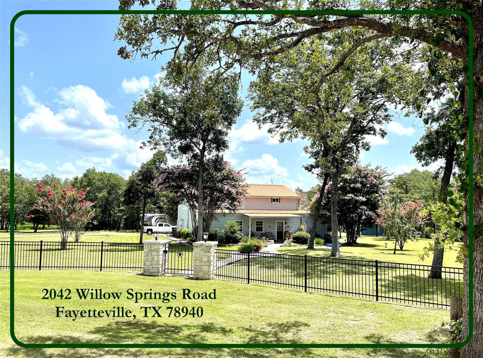 Real estate property located at 2042 Willow Springs, Fayette, John Rice Jones Surv Abs #59, Fayetteville, TX, US