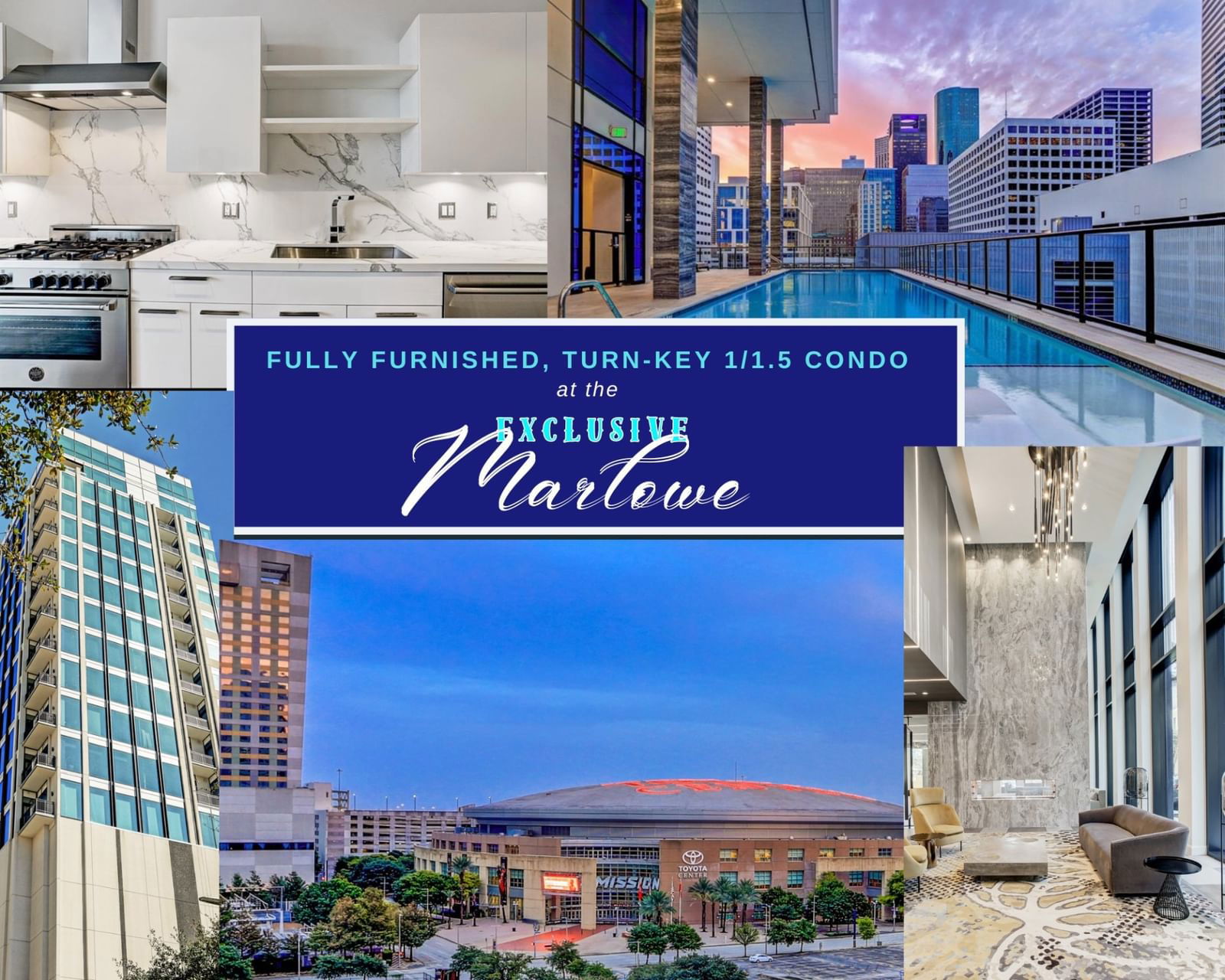 Real estate property located at 1211 Caroline #1602, Harris, Marlowe Condos, Houston, TX, US