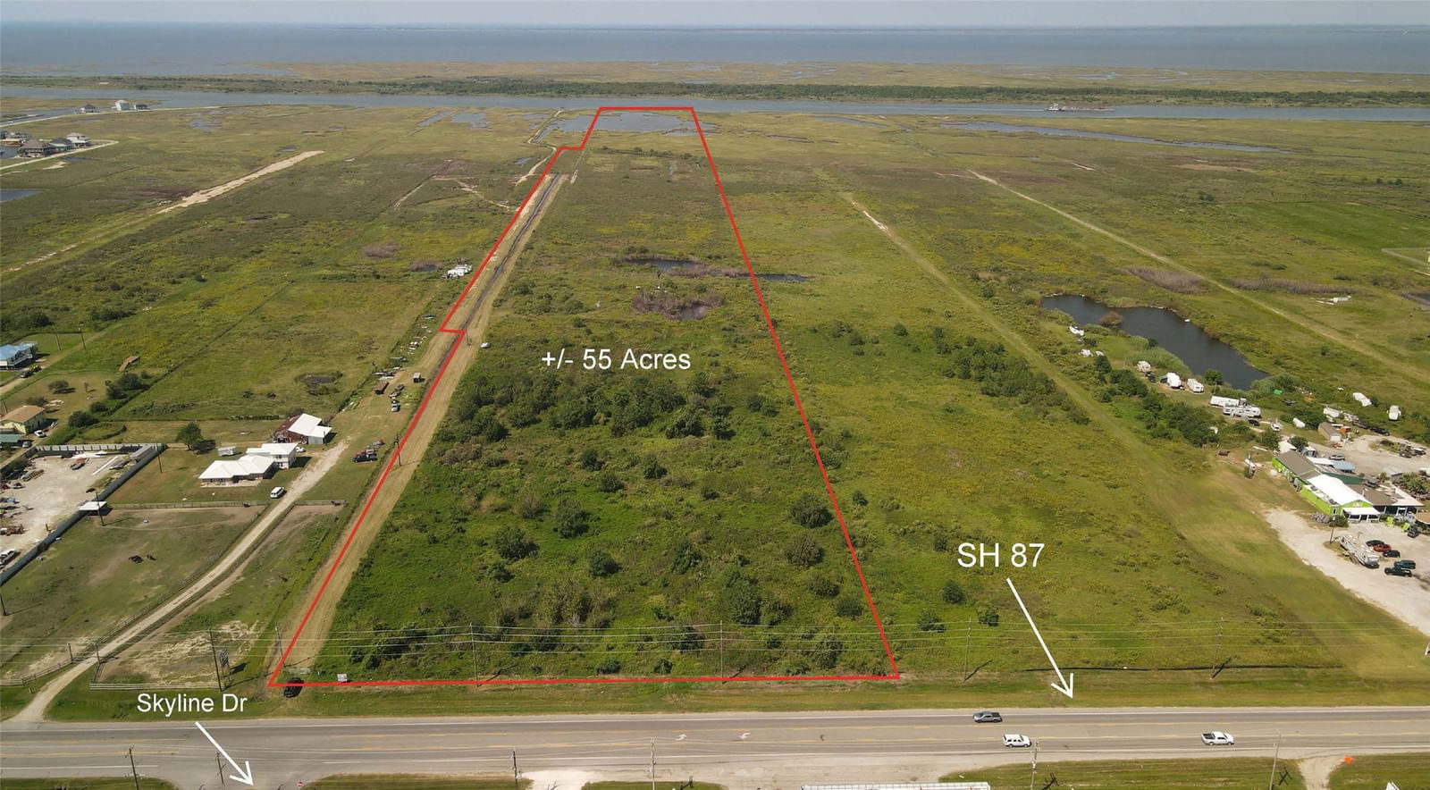 Real estate property located at 0 State Hwy 87, Galveston, No, Port Bolivar, TX, US