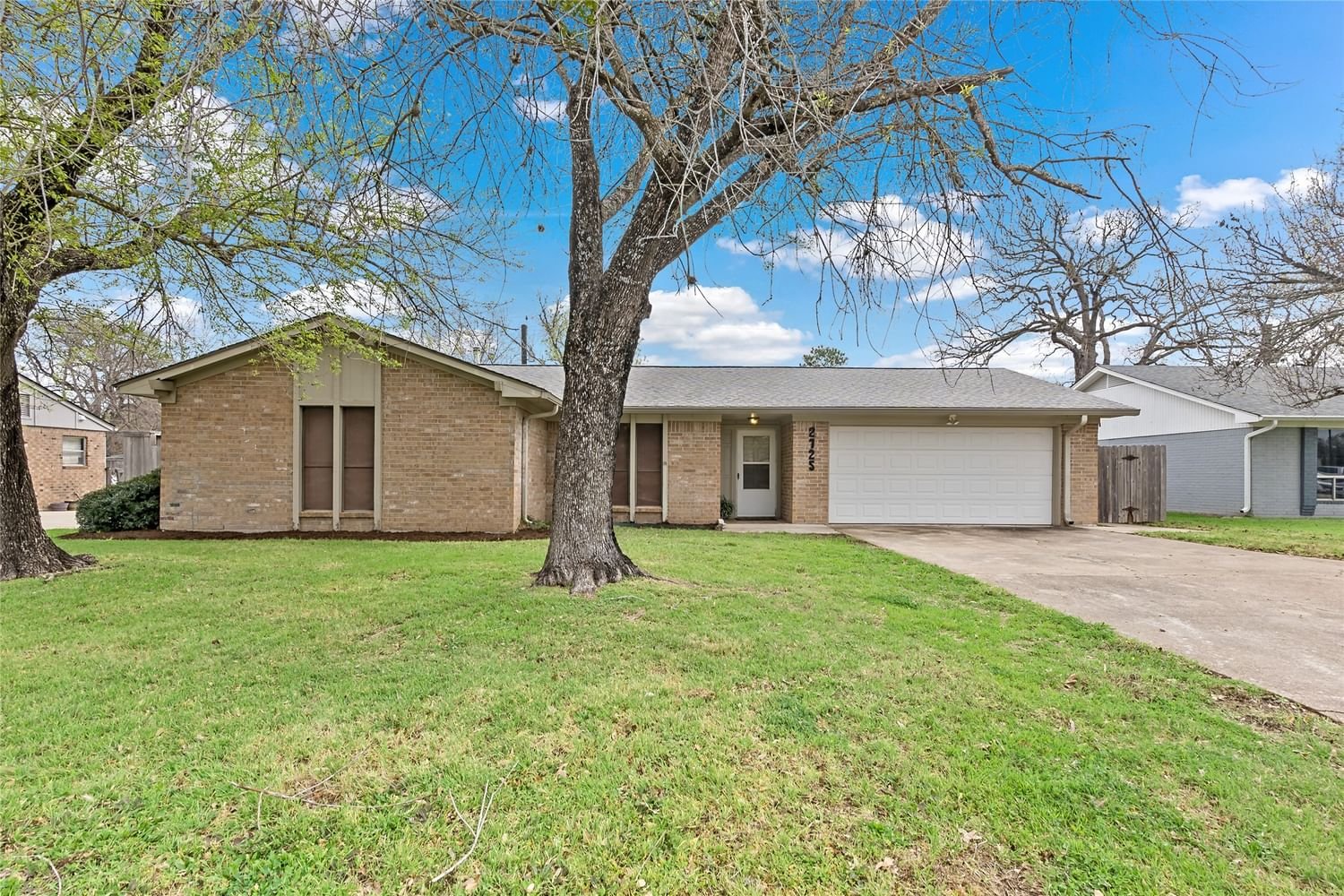Real estate property located at 2725 Brothers, Brazos, Southwood Valley Ph 5b, College Station, TX, US