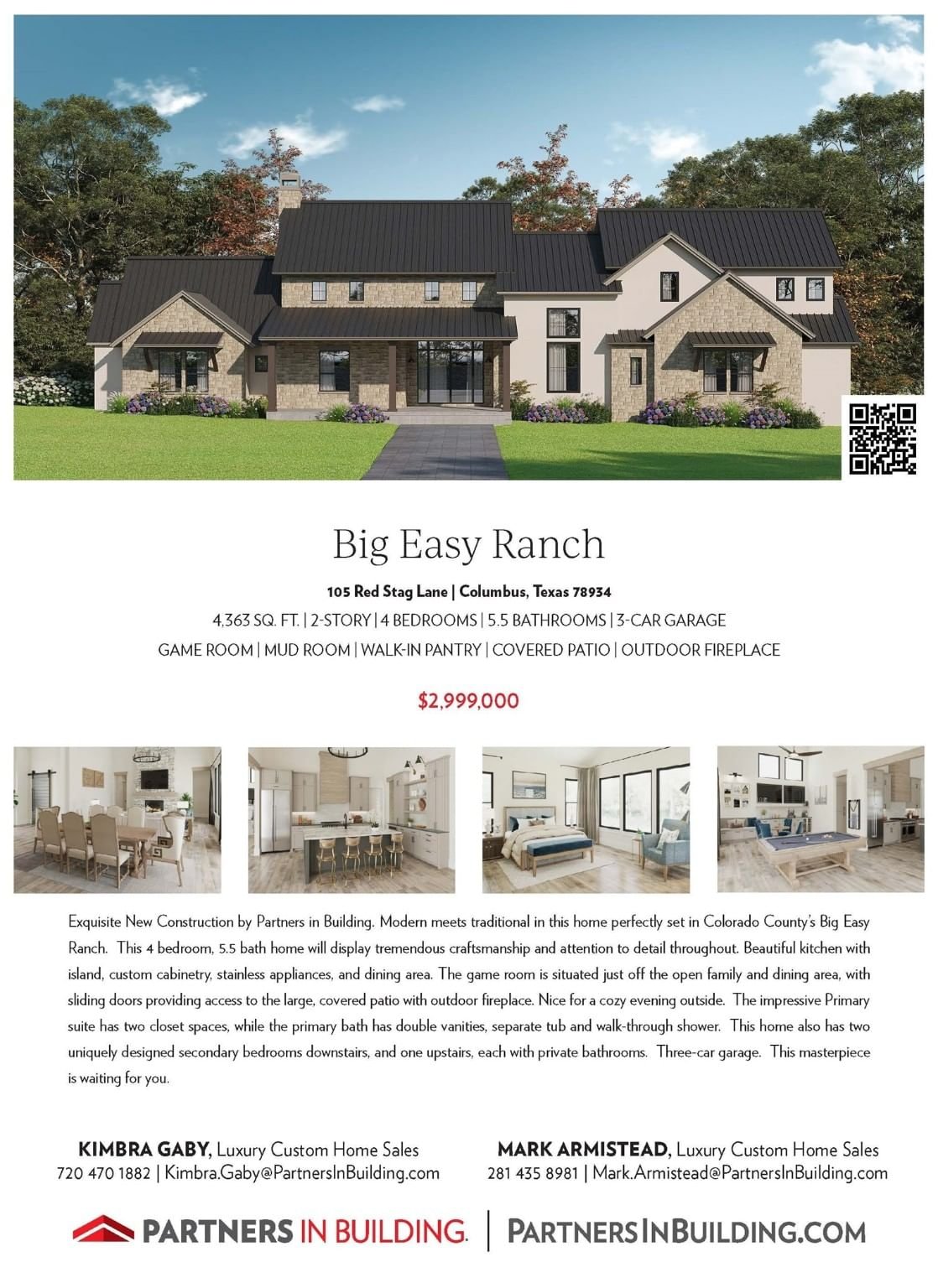 Real estate property located at 105 Red Stag, Colorado, Big Easy Ranch Estates, Columbus, TX, US