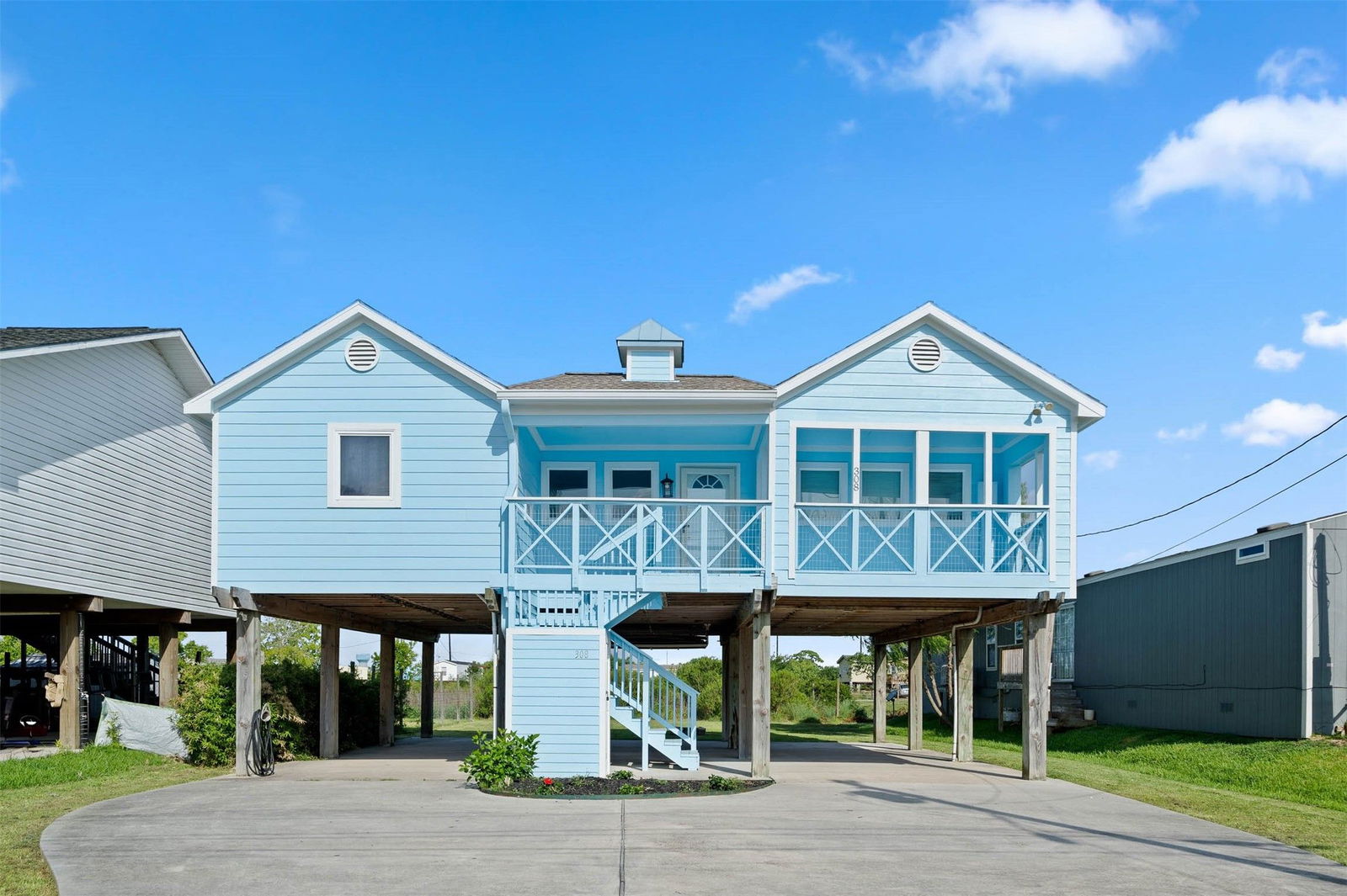 Real estate property located at 308 14th, Galveston, San Leon, TX, US