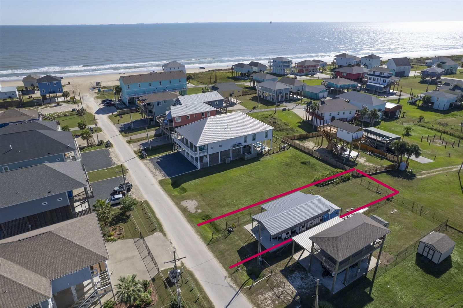 Real estate property located at 853 Kahla, Galveston, Gulf View 1, Port Bolivar, TX, US