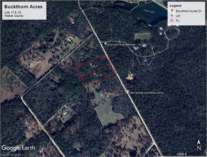 Real estate property located at TBD Buckthorn Acres, Walker, Buckthorne Acres, Huntsville, TX, US