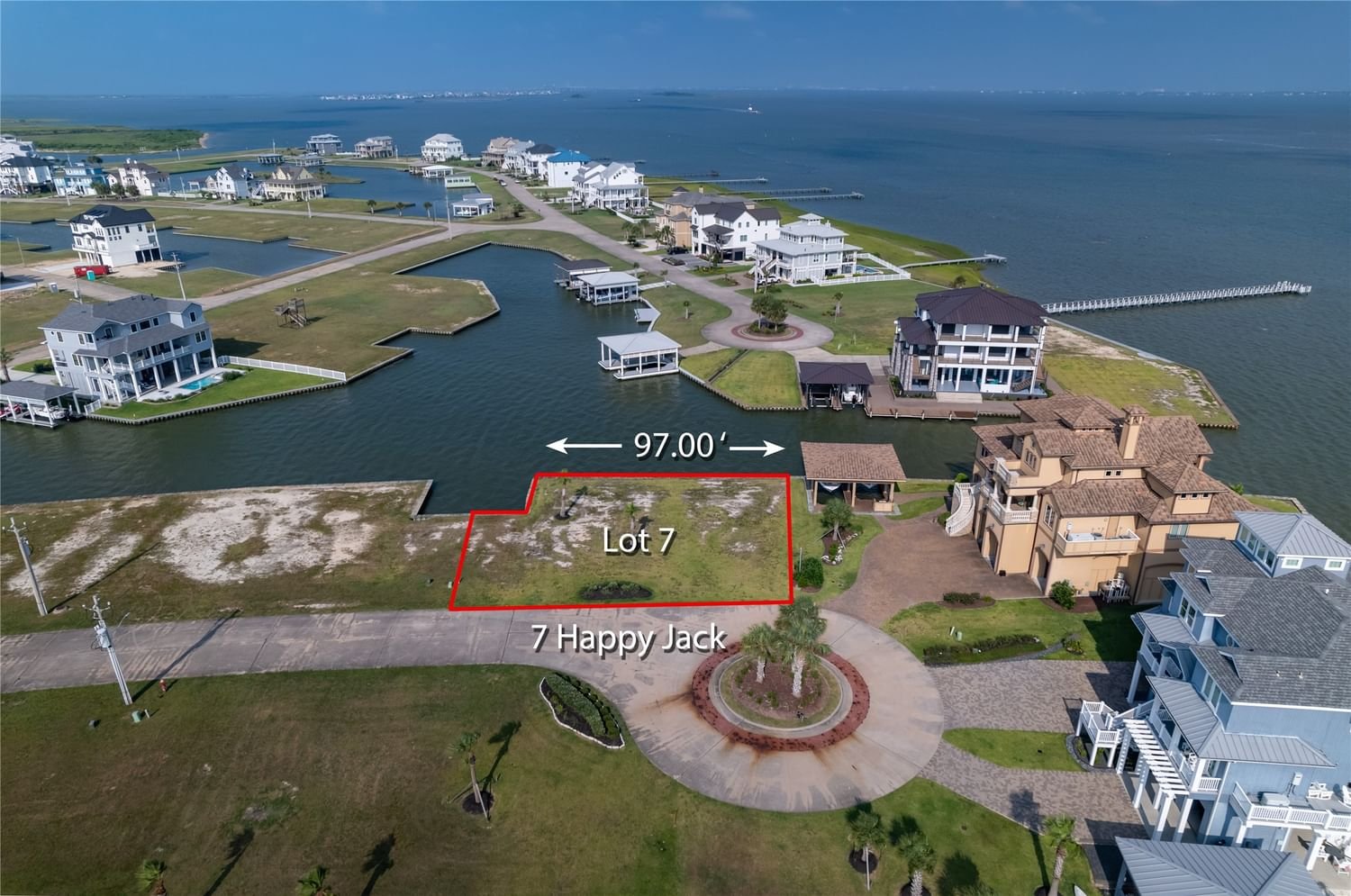 Real estate property located at 7 Happy Jack, Galveston, Hitchcock, TX, US
