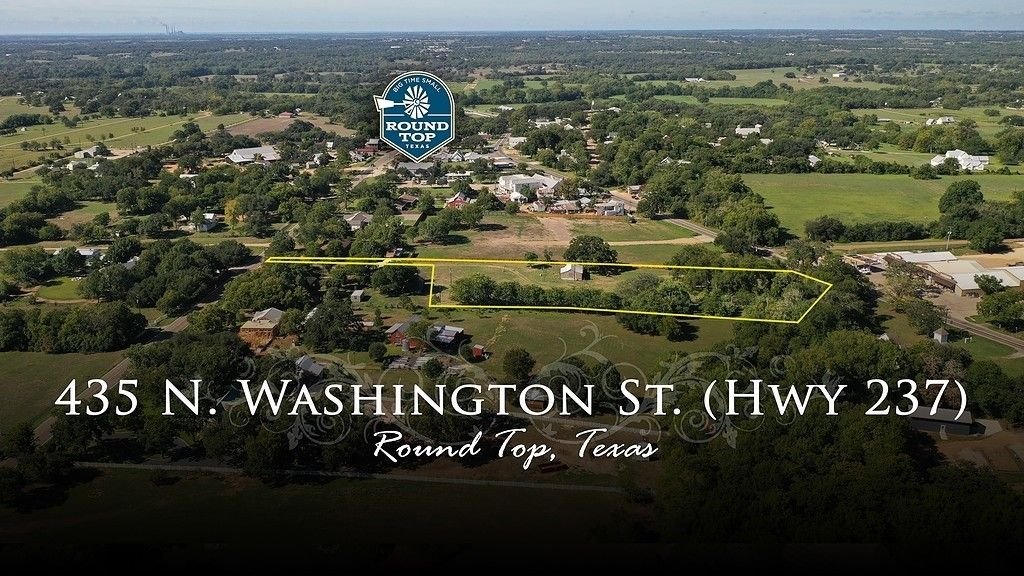 Real estate property located at 435 Washington, Fayette, City Of Round Top Acreage, Round Top, TX, US