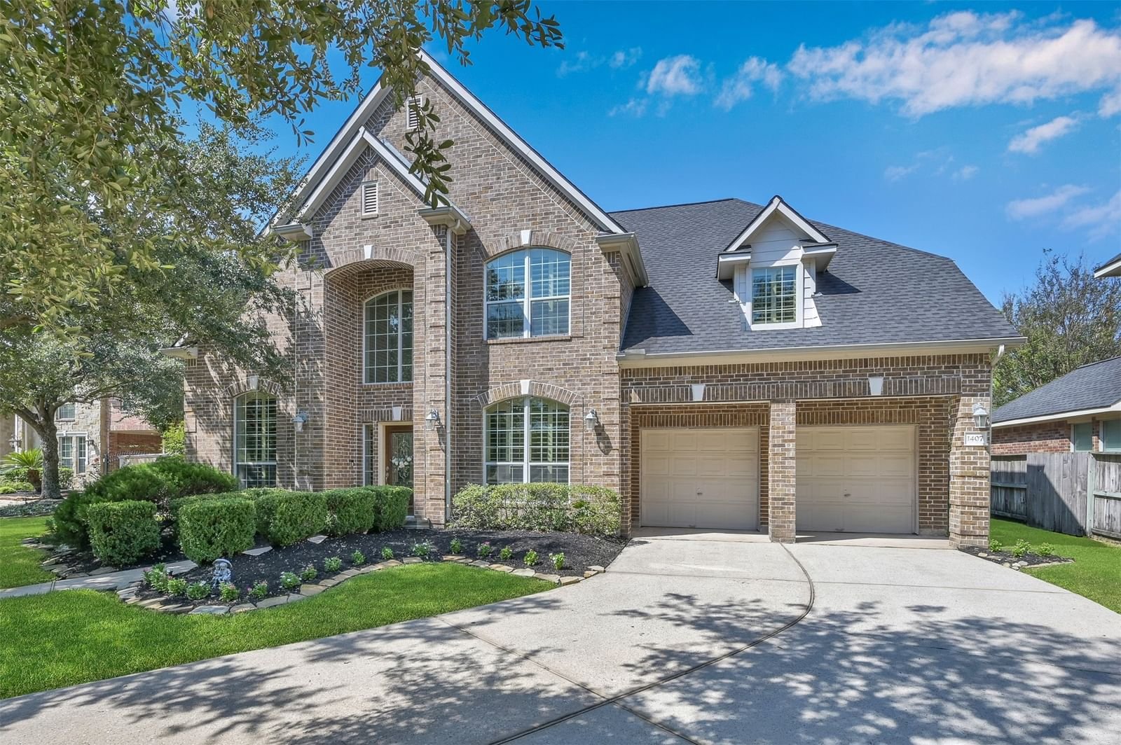 Real estate property located at 1407 Earlington Manor Court, Harris, Gleannloch Farms Sec 19 Amd, Spring, TX, US