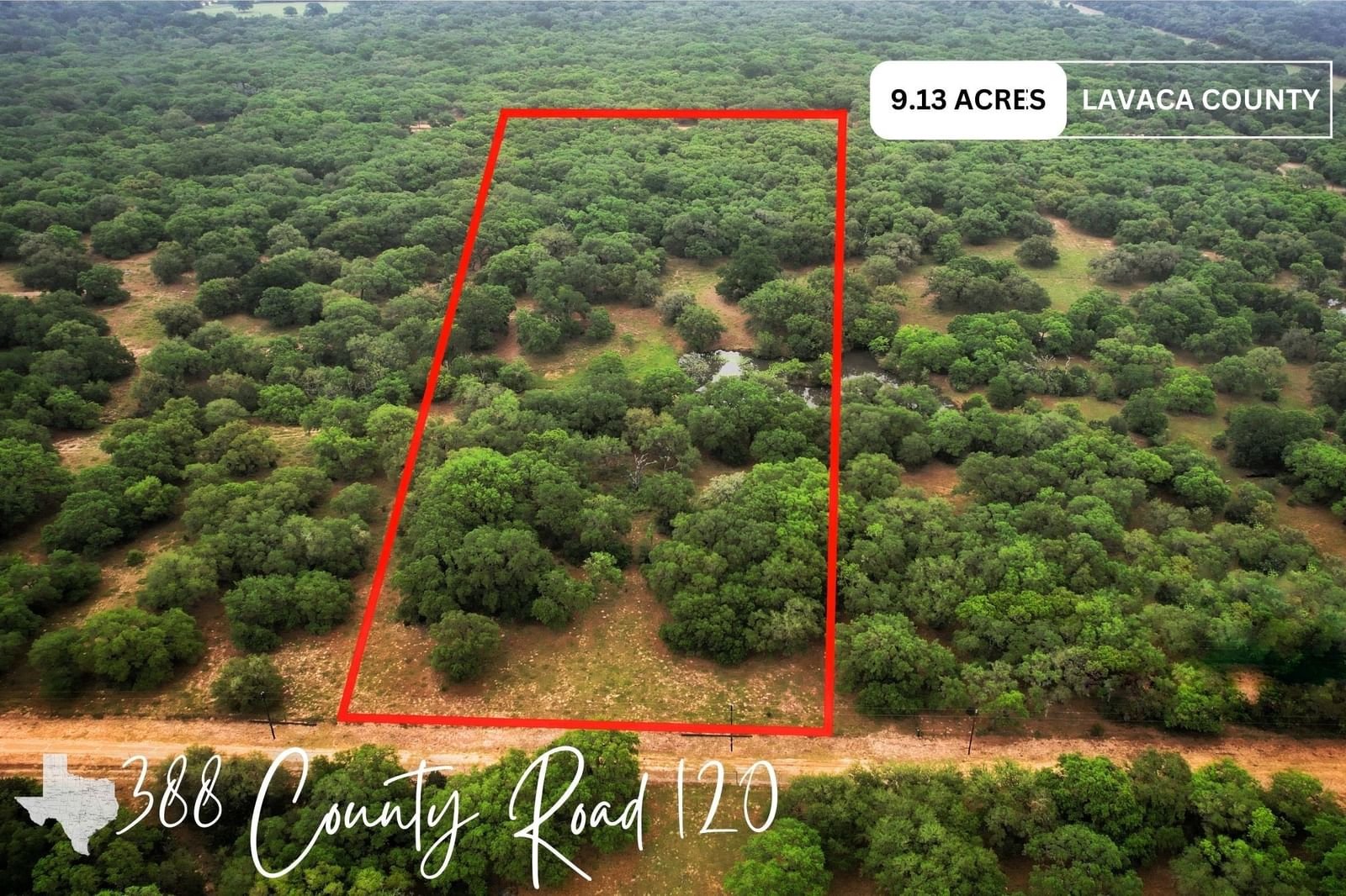 Real estate property located at 388 County Road 120, Lavaca, Oak Forest Estates, Hallettsville, TX, US