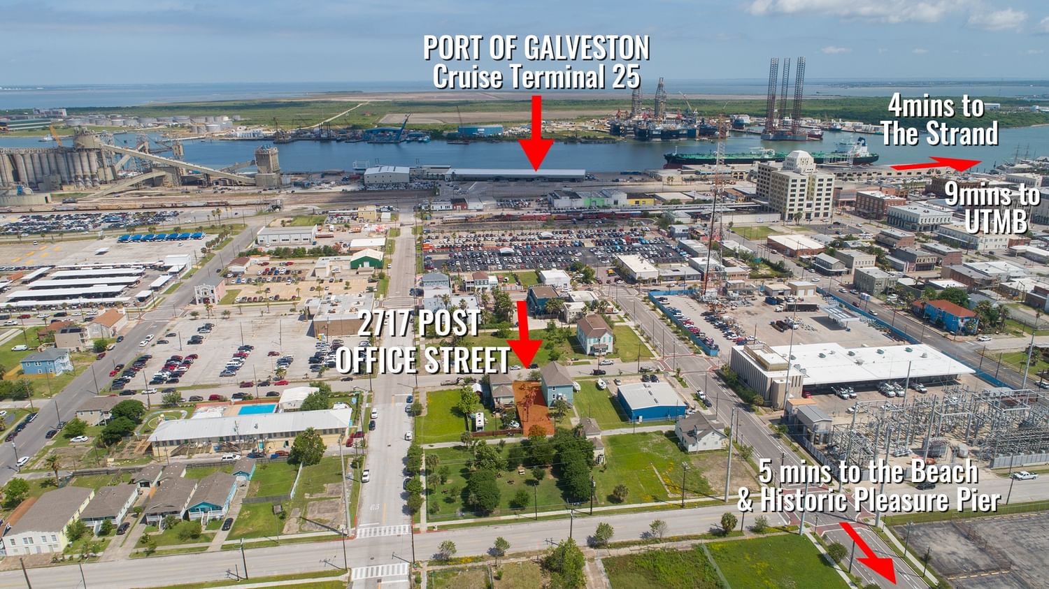 Real estate property located at 2717 Post Office, Galveston, Galveston Townsite, Galveston, TX, US