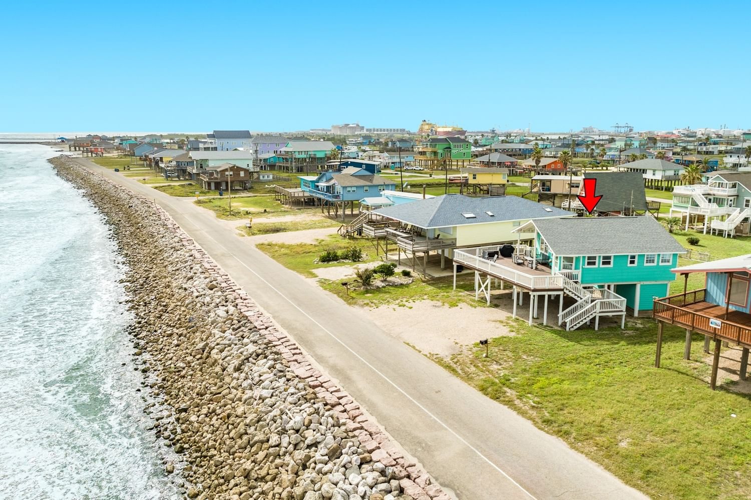 Real estate property located at 802 Beach, Brazoria, Surfside Townsite Sec 2, Surfside Beach, TX, US