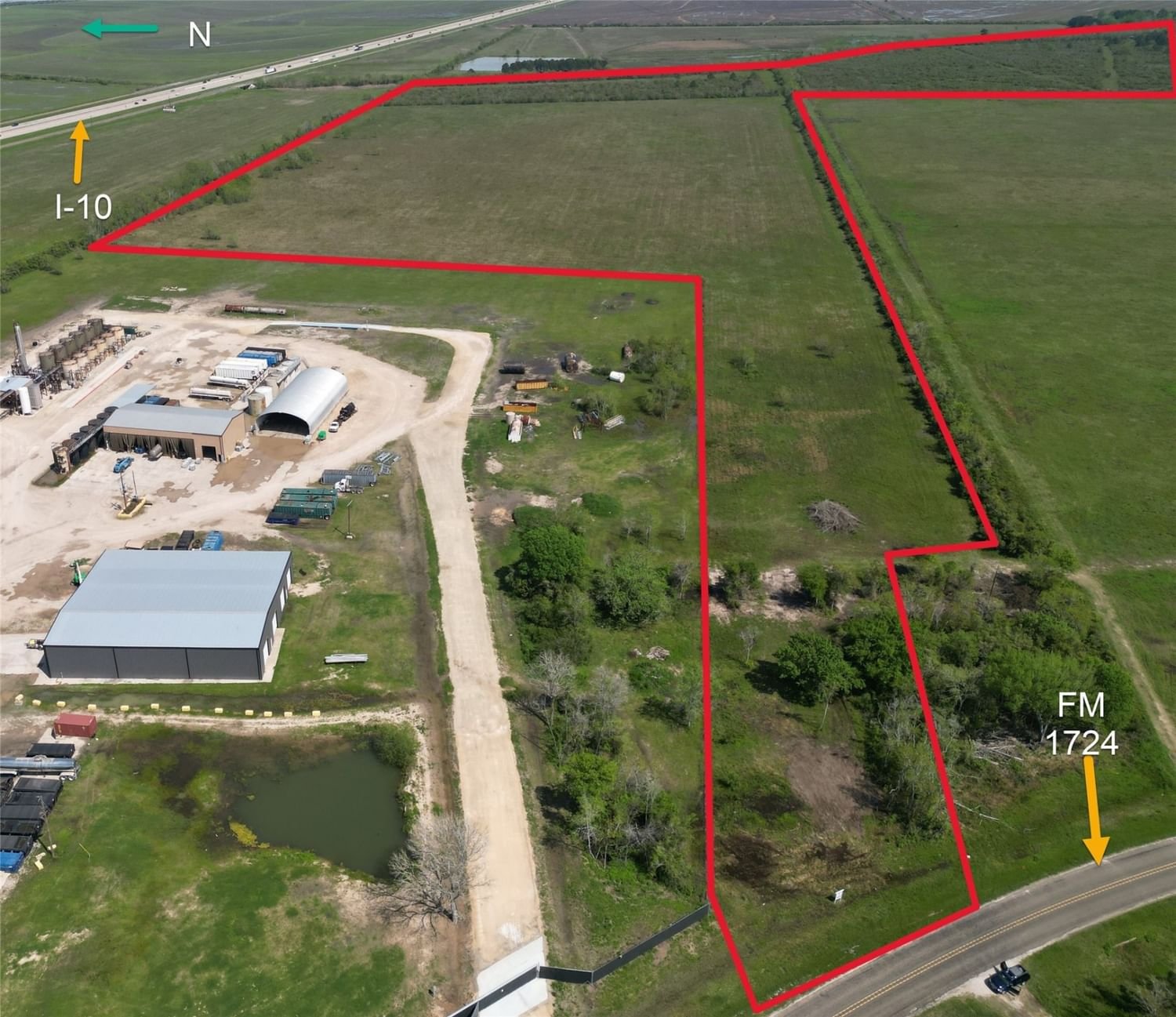 Real estate property located at 0 Fm 1724, Chambers, W GRIMMER, Anahuac, TX, US