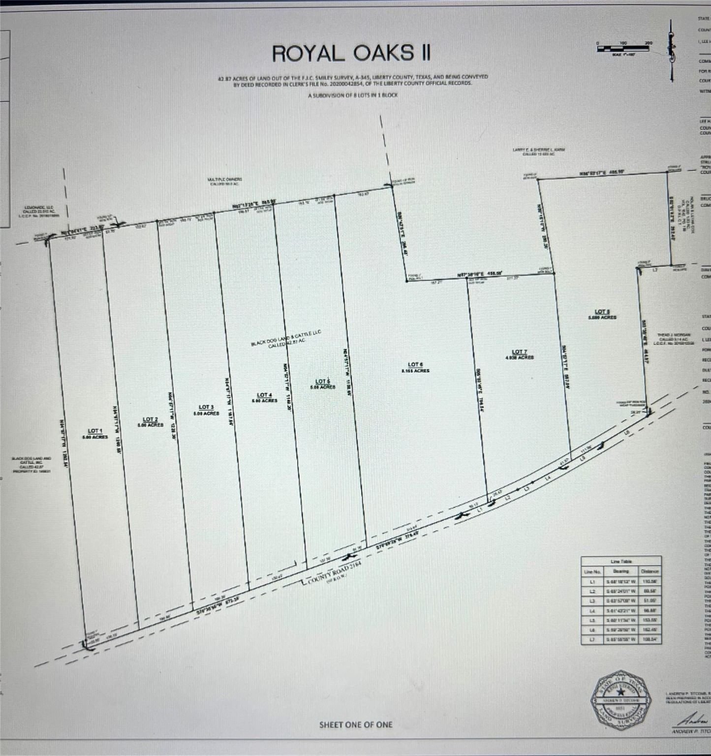 Real estate property located at TBD Lot 5 County Road 2184, Liberty, Royal Oaks II, Cleveland, TX, US