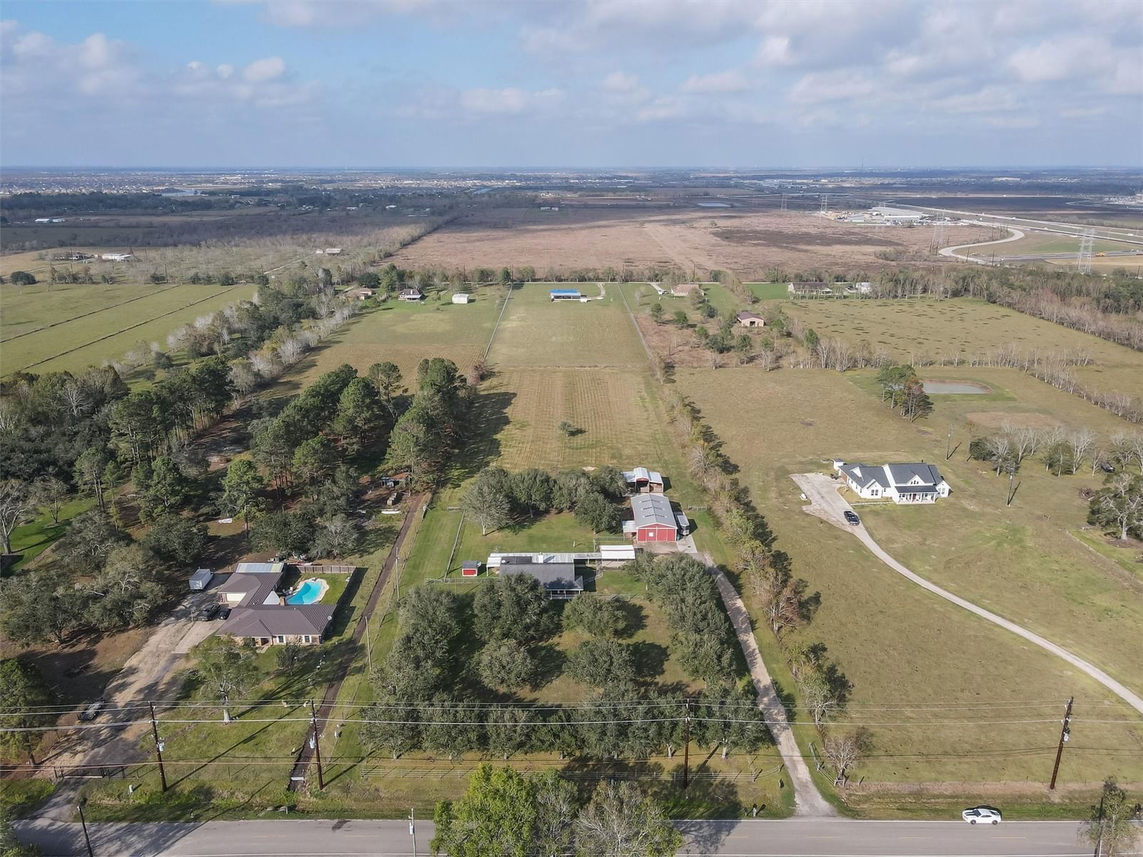 Real estate property located at 2711 County Road 62, Brazoria, C M Hays, Rosharon, TX, US