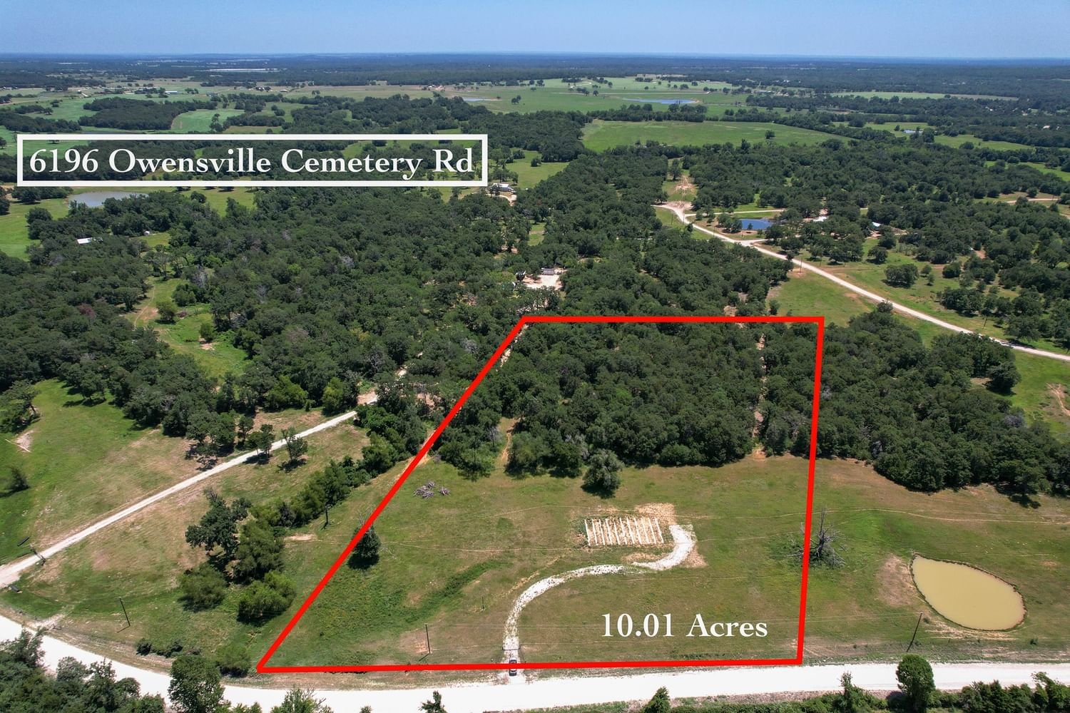 Real estate property located at 6196 Owensville Cemetery Road, Robertson, Deep Creek Forest Sub, Franklin, TX, US