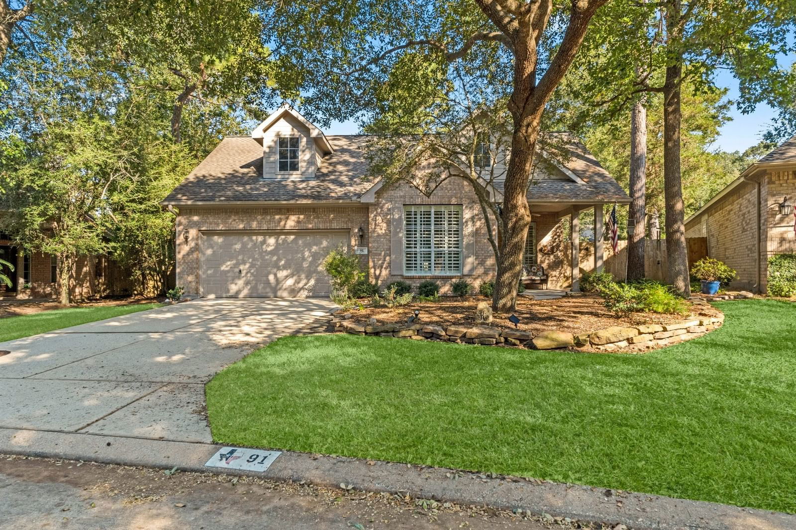 Real estate property located at 91 Ardsley Square, Montgomery, Wdlnds Village Alden Br 70, The Woodlands, TX, US