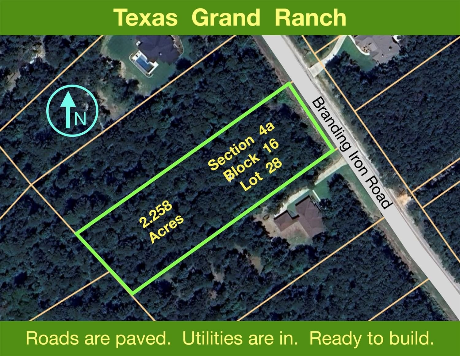 Real estate property located at 4a-16-28 Branding Iron, Walker, Texas Grand Ranch, Huntsville, TX, US