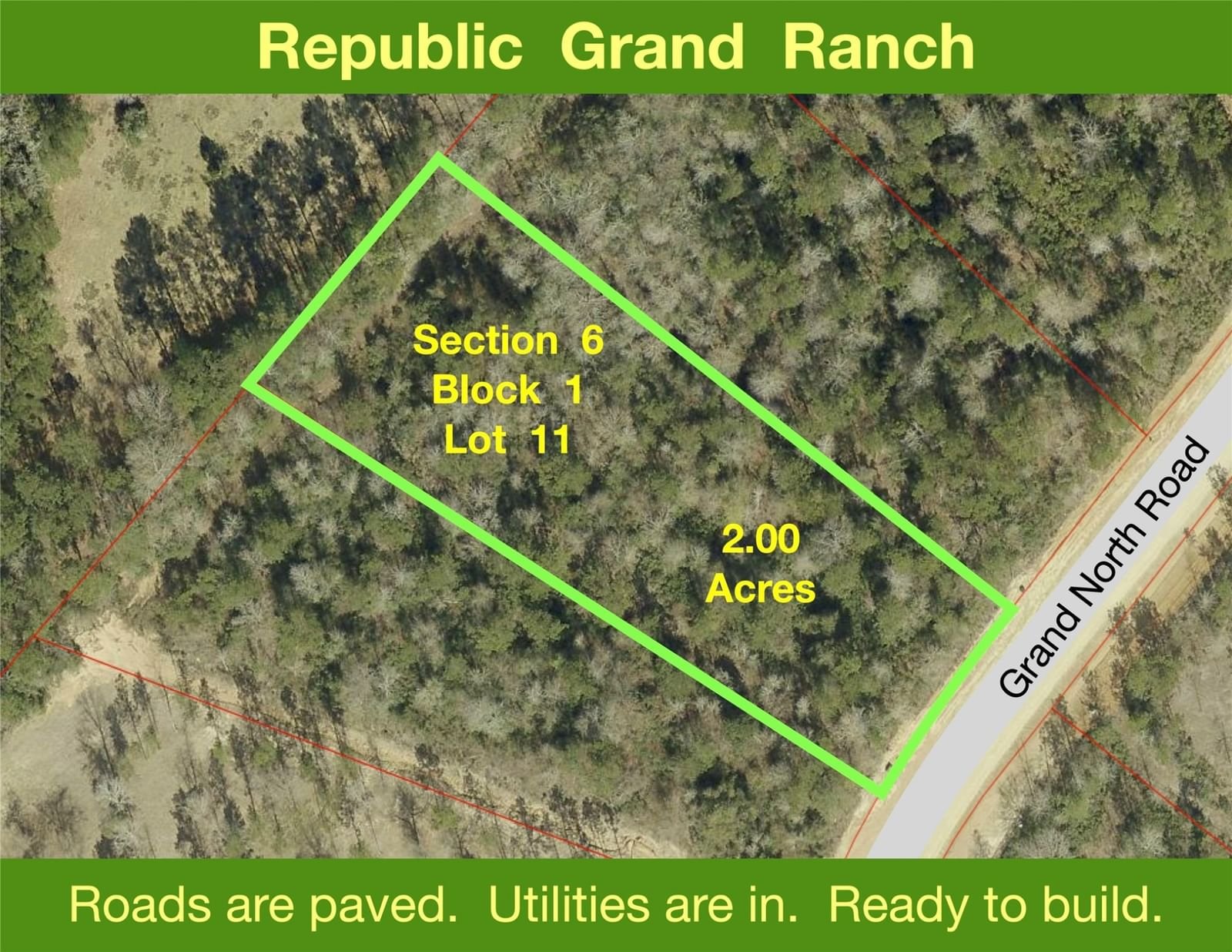 Real estate property located at 11756 Grand North, Montgomery, Republic Grand Ranch, Willis, TX, US
