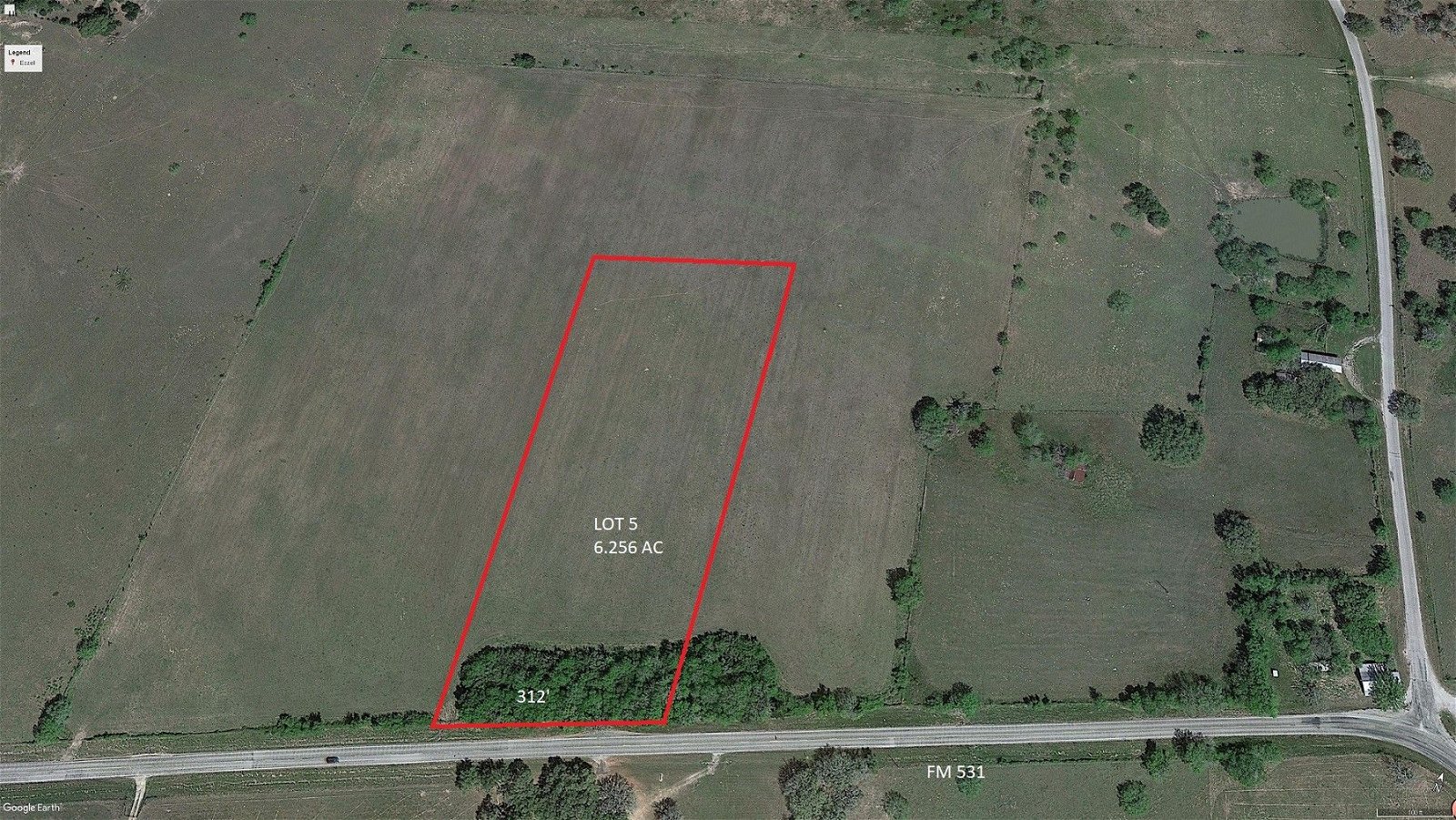 Real estate property located at TBD Lot 5 Fm 531, Lavaca, Hallettsville, TX, US