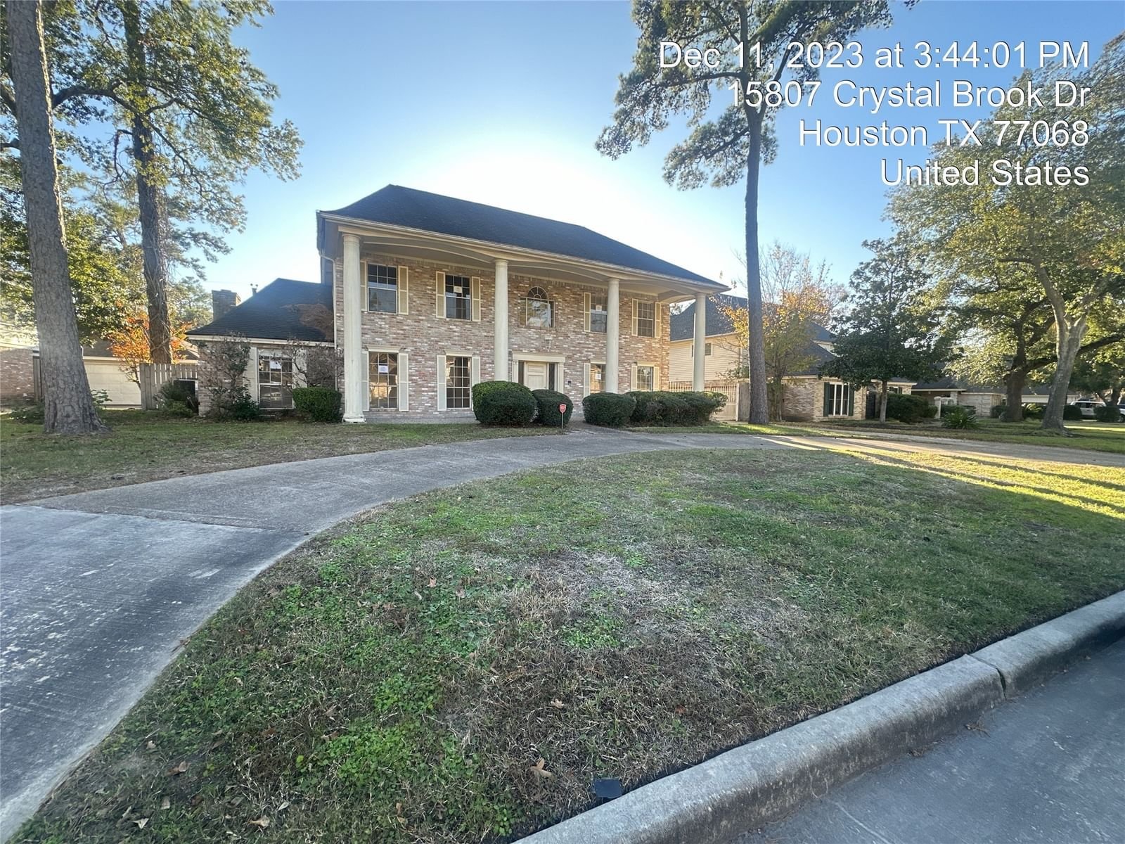 Real estate property located at 15807 Crystal Brook, Harris, Olde Oaks Sec 01, Houston, TX, US
