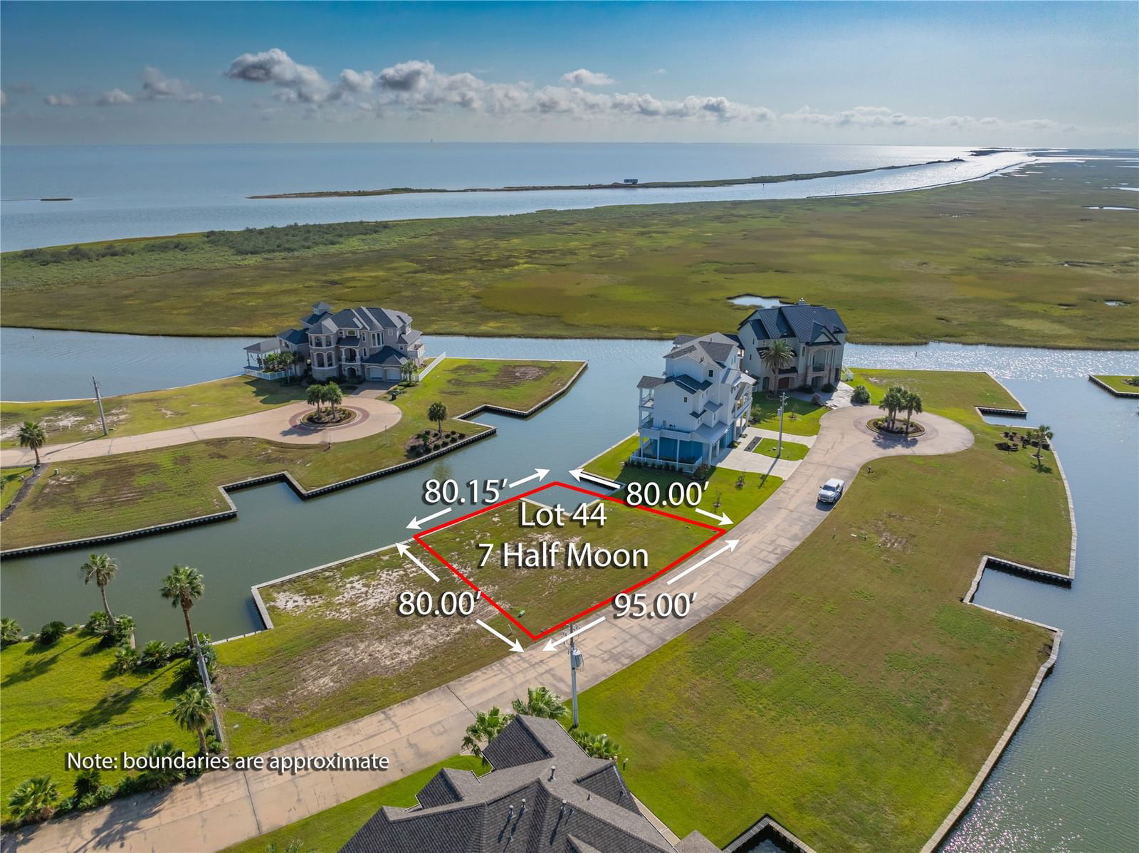 Real estate property located at 7 Half Moon, Galveston, Harborwalk Sec 1 2004, Hitchcock, TX, US