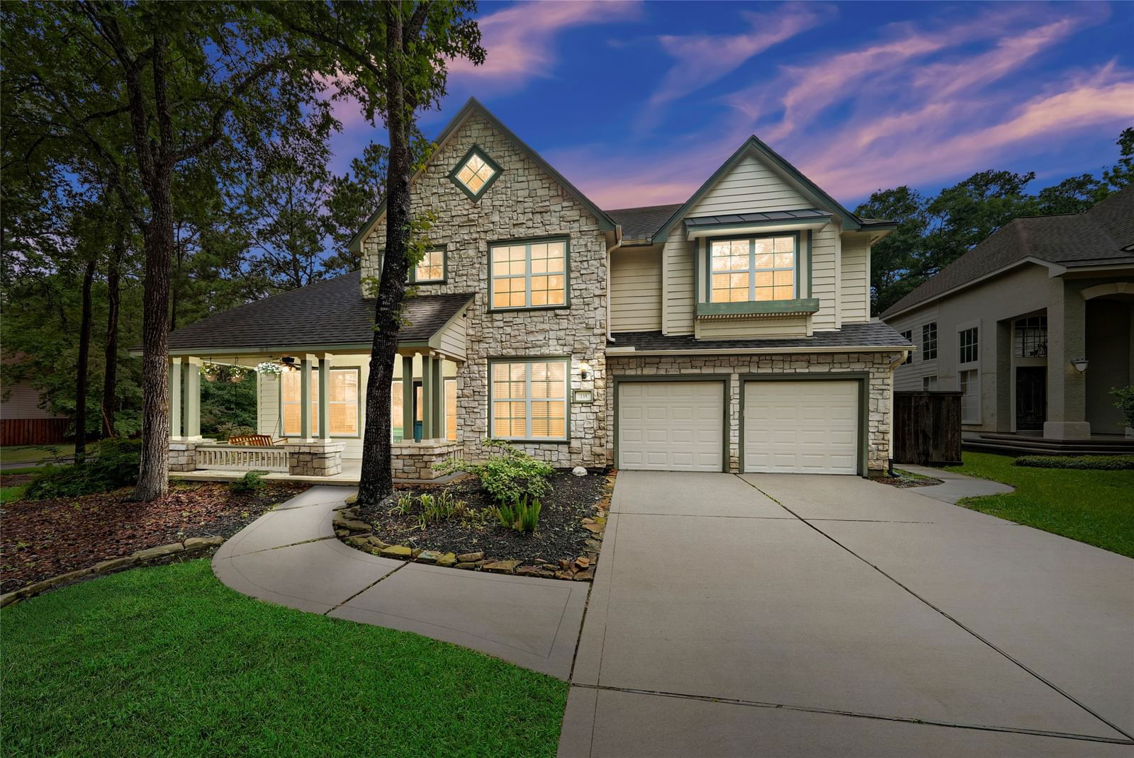 Real estate property located at 135 Wisteria Walk, Montgomery, Wdlnds Village Cochrans Cr 37, The Woodlands, TX, US