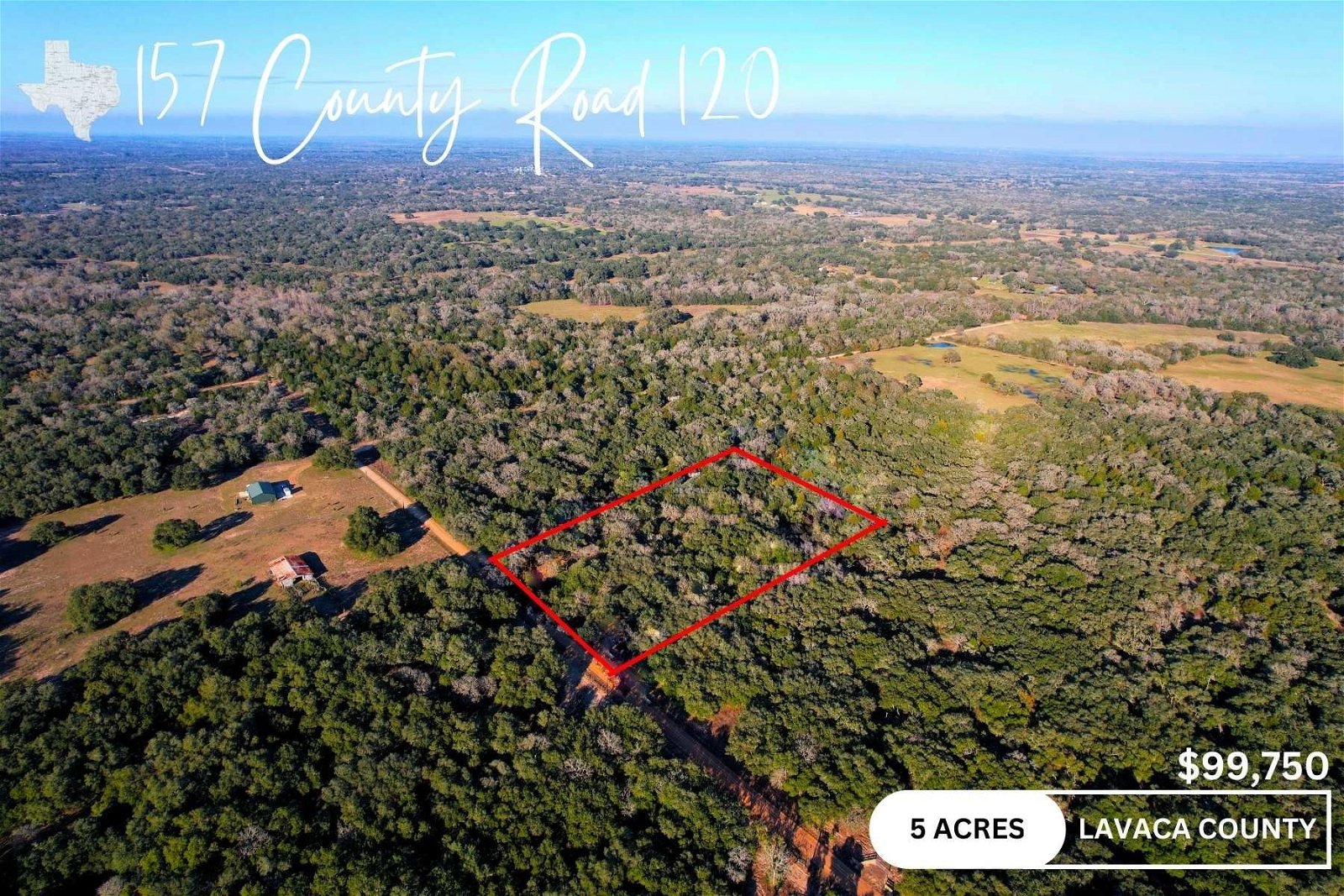Real estate property located at 157 County Road 120, Lavaca, Hallettsville, TX, US