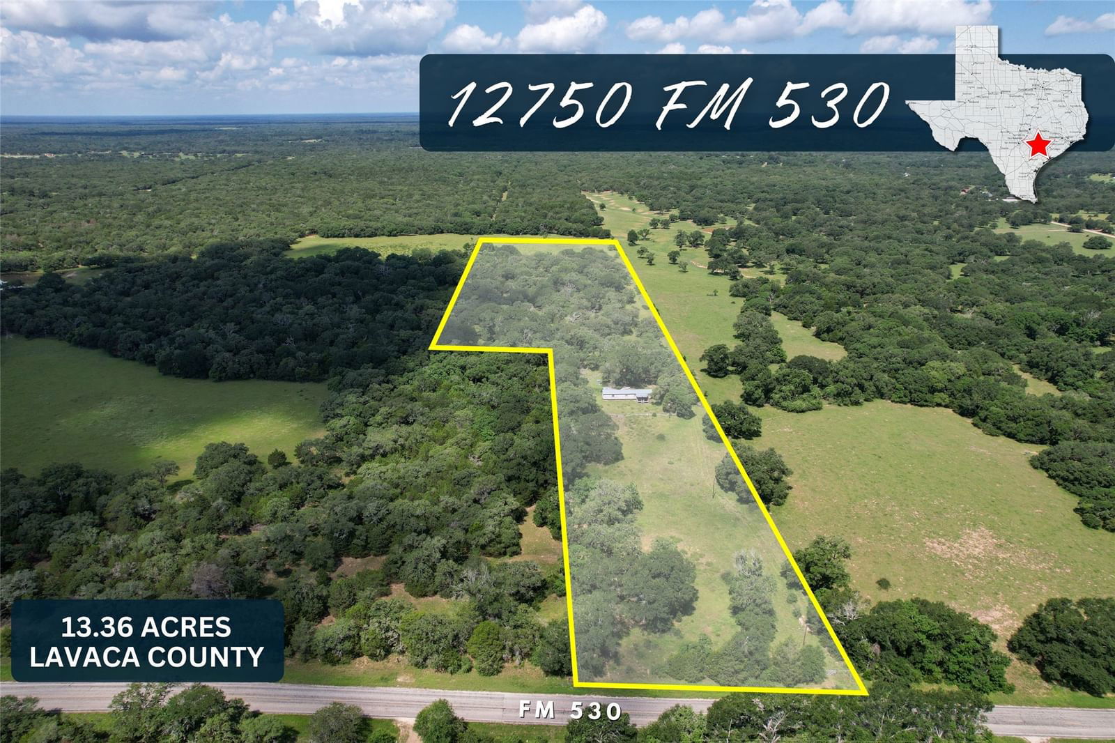 Real estate property located at 12750 Fm-530, Lavaca, na, Hallettsville, TX, US