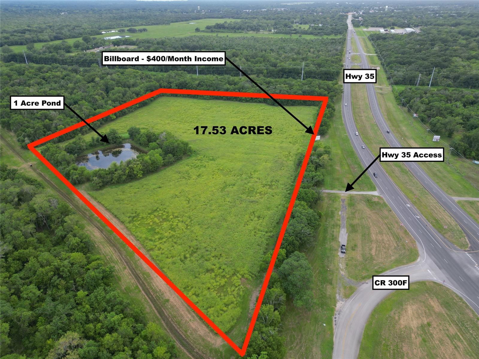 Real estate property located at 0 Hwy 35 / Cr-300F, Brazoria, City Outlots Columbia, West Columbia, TX, US