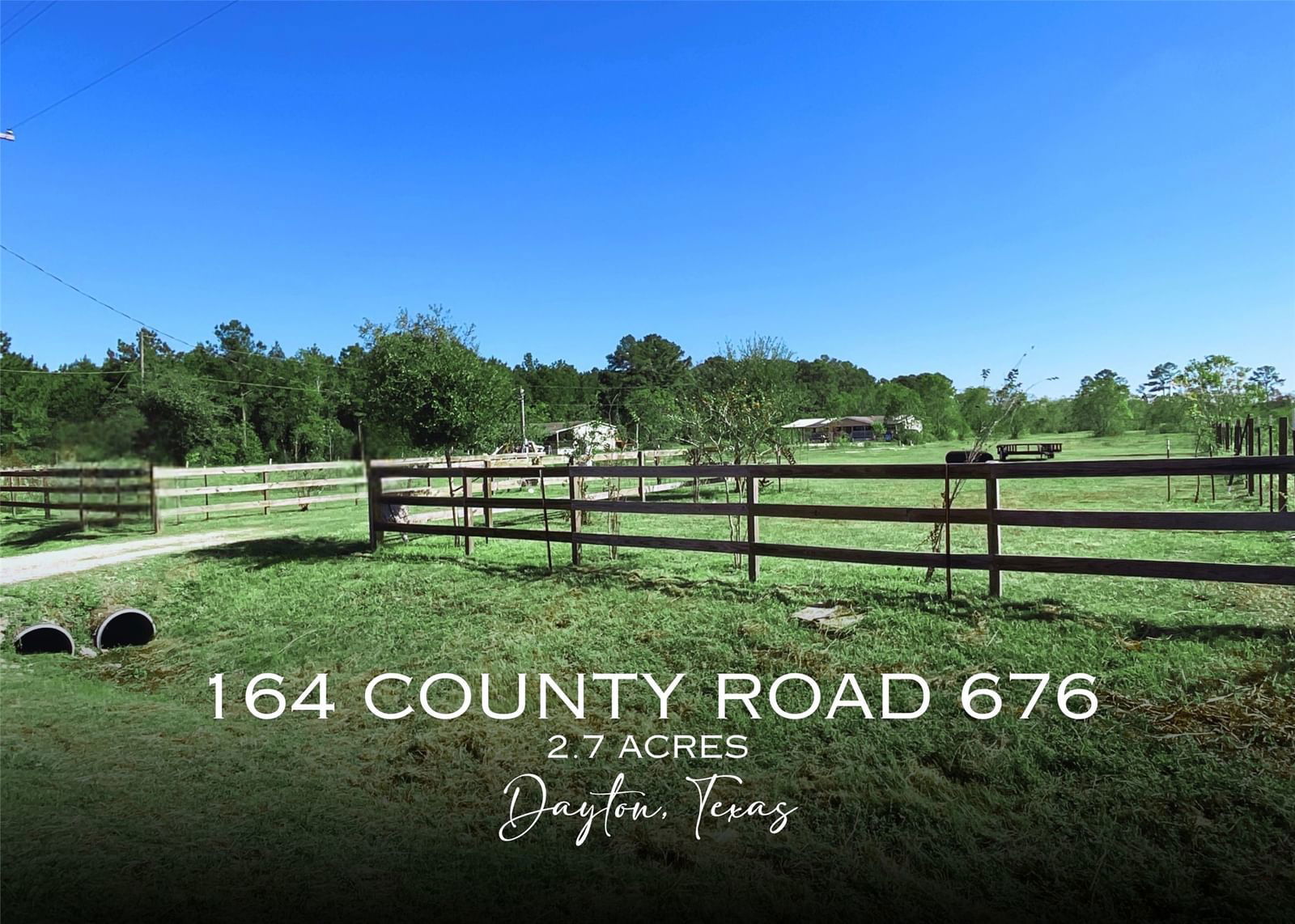 Real estate property located at 164 County Road 676, Liberty, Andrew Acres, Dayton, TX, US