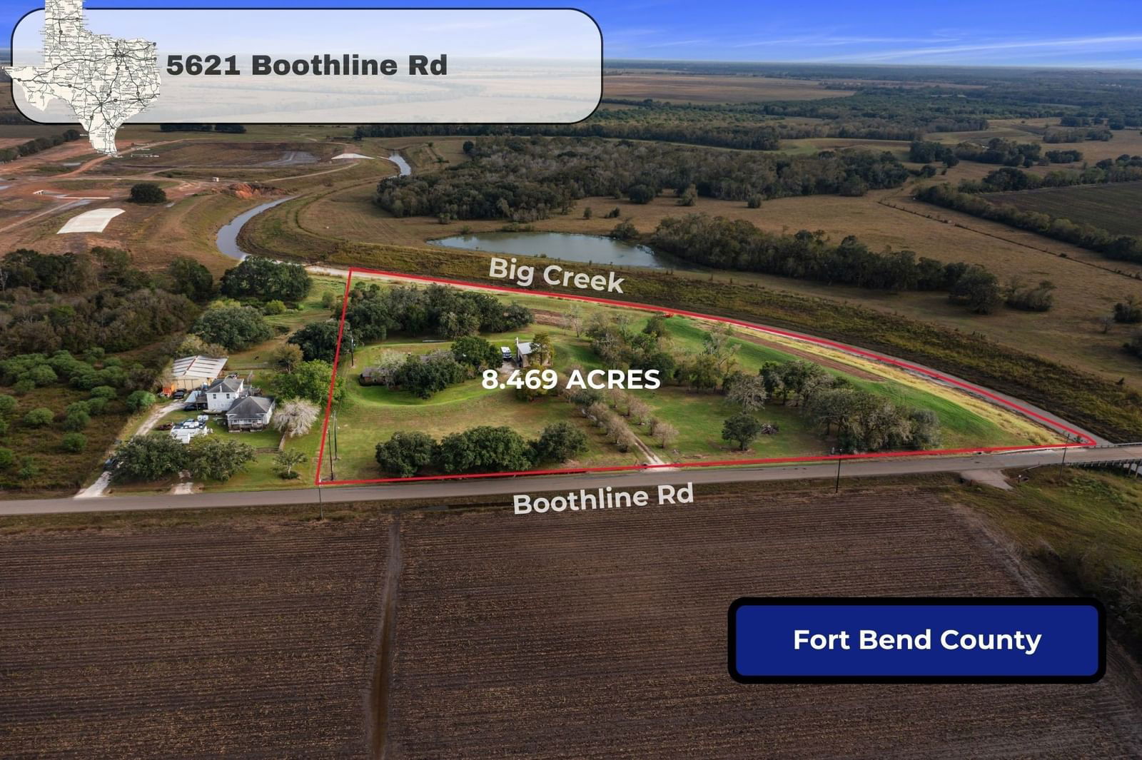 Real estate property located at 5621 Boothline, Fort Bend, W T Austin, Richmond, TX, US