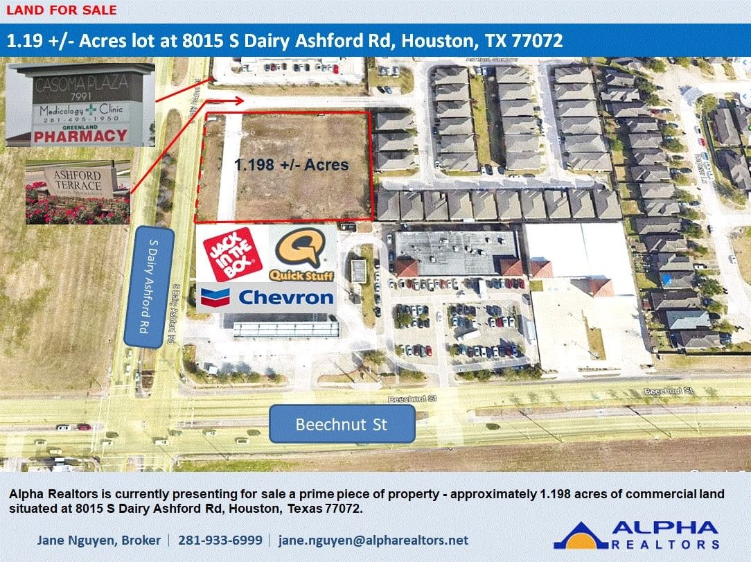 Real estate property located at 8015 Dairy Ashford, Harris, Dairy Prop, Houston, TX, US