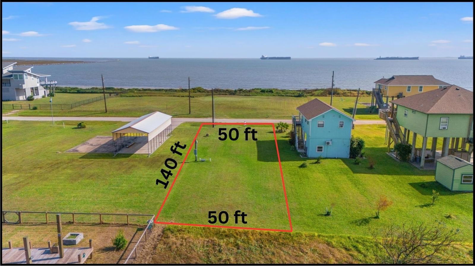 Real estate property located at 1313 Galveston, Galveston, Port Bolivar Townsite, Port Bolivar, TX, US