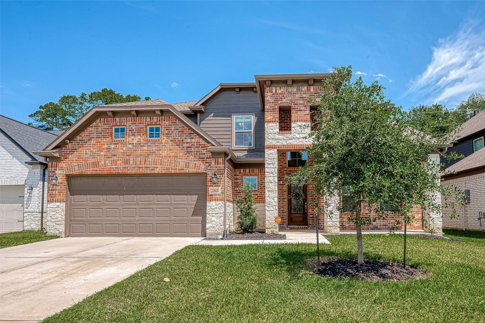 Real estate property located at 2811 Skerne Forest, Harris, Bradbury Forest, Spring, TX, US