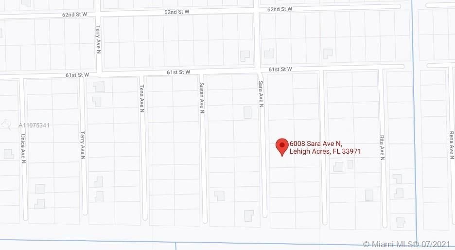 Real estate property located at 6008 Sara Ave  N, Lee County, Lehigh Acres, FL