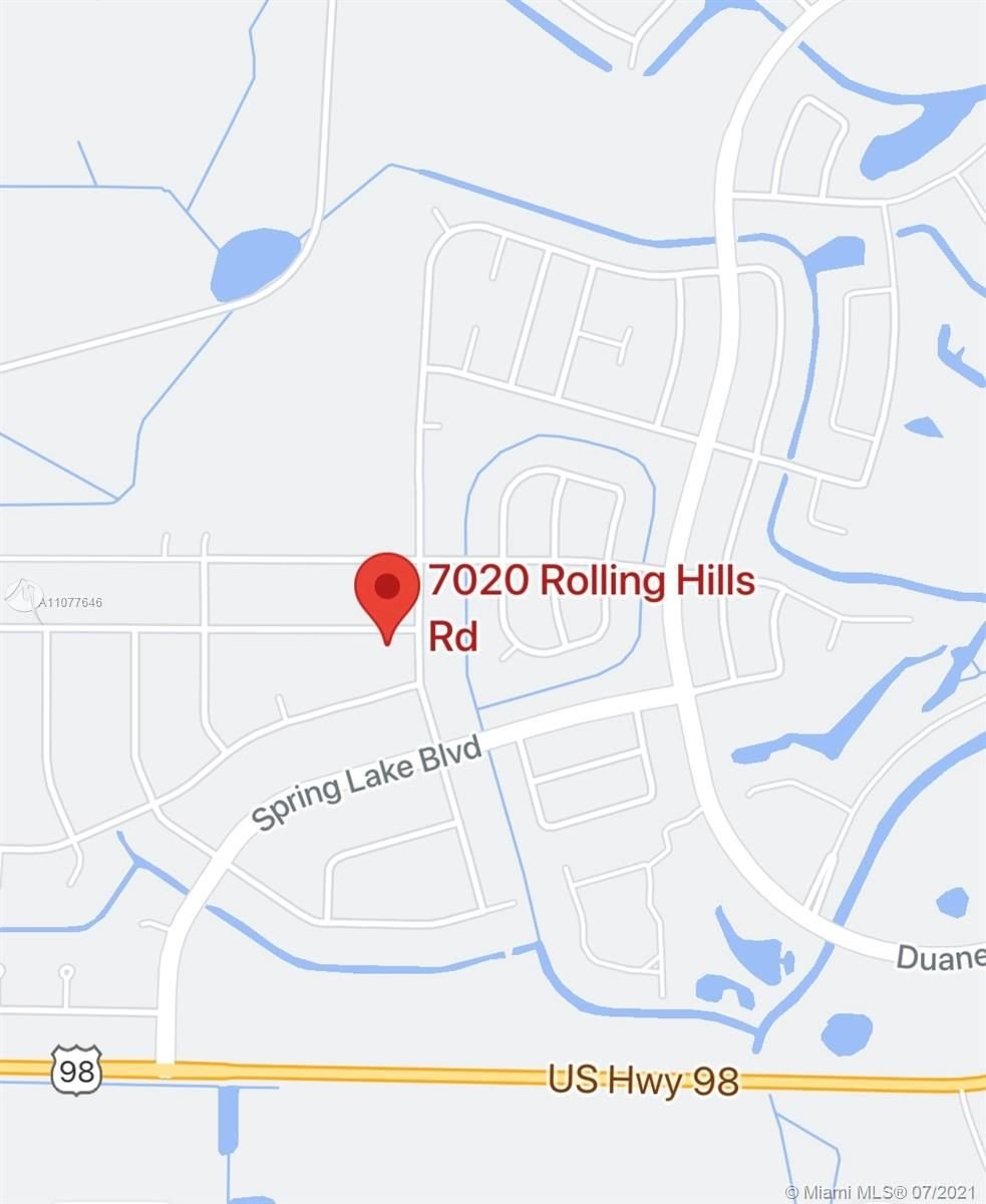 Real estate property located at 7020 Rolling Hills Rd, Highlands County, Sebring, FL