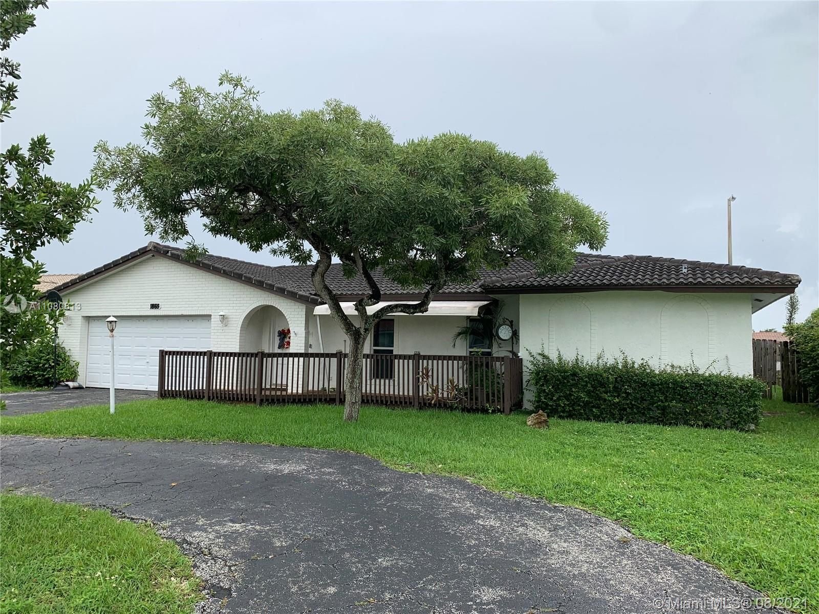 Real estate property located at 1865 85th Ln, Broward County, Coral Springs, FL
