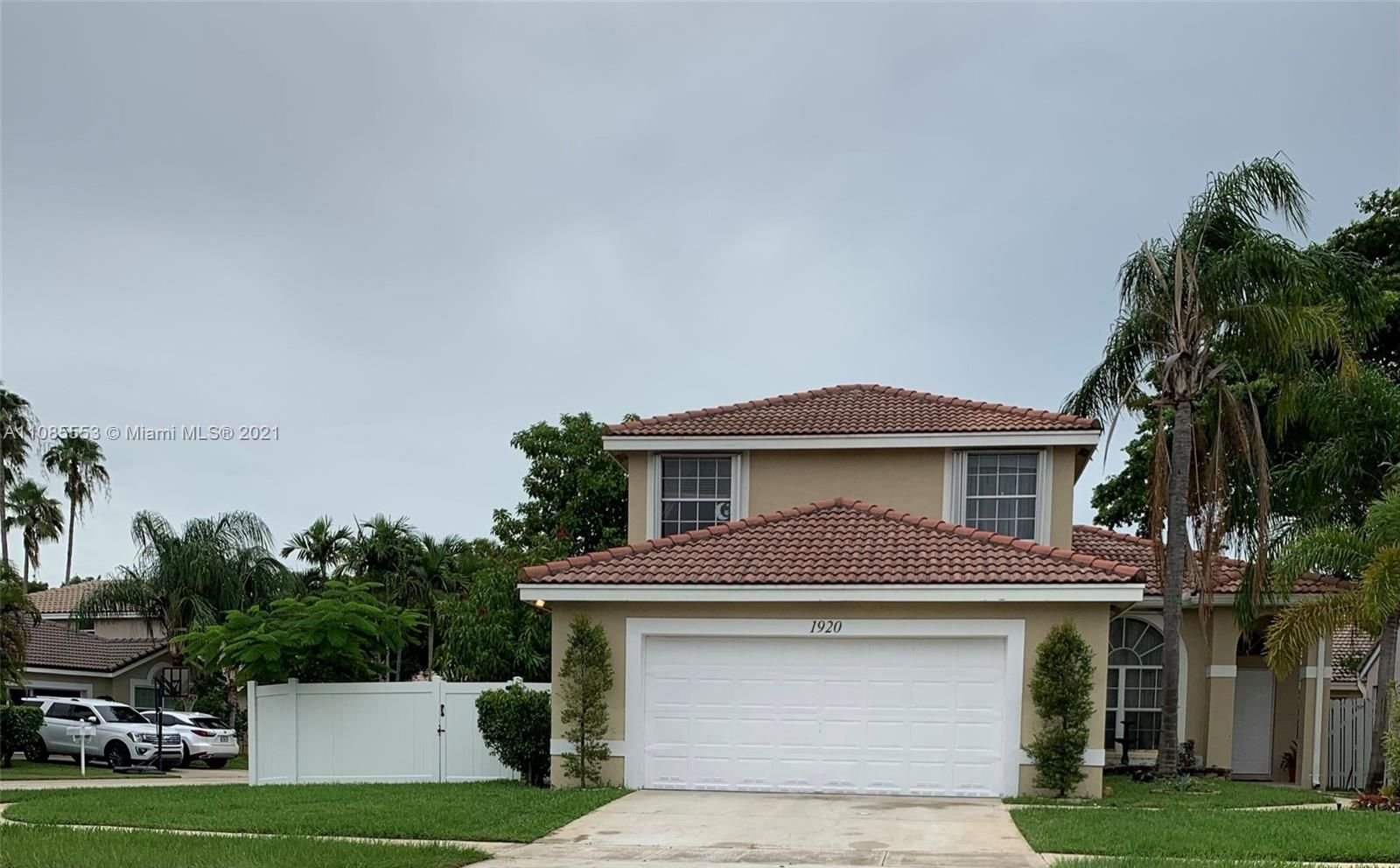 Real estate property located at 1920 182nd Ter, Broward County, Pembroke Pines, FL