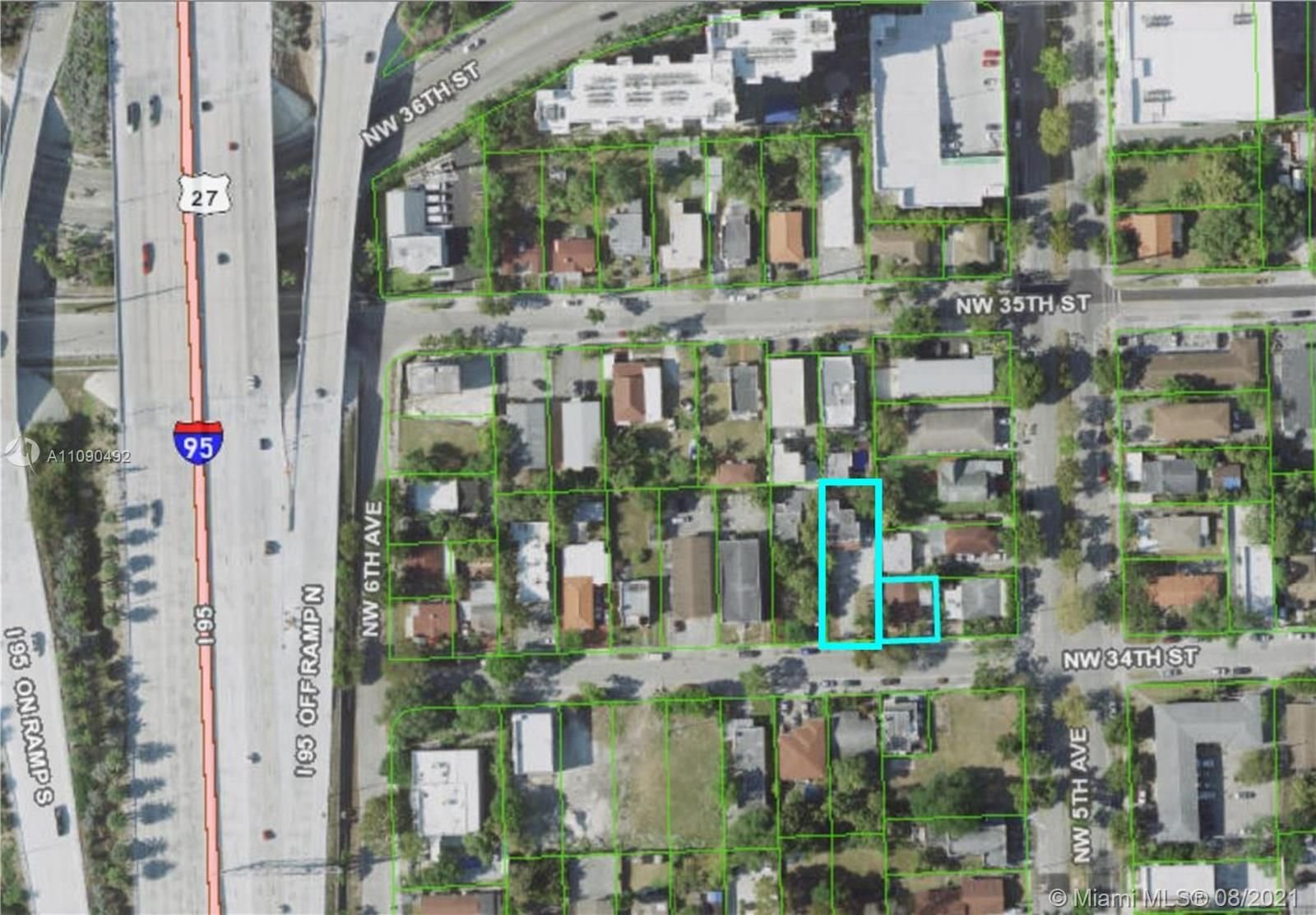 Real estate property located at 527 34th St, Miami-Dade County, Miami, FL