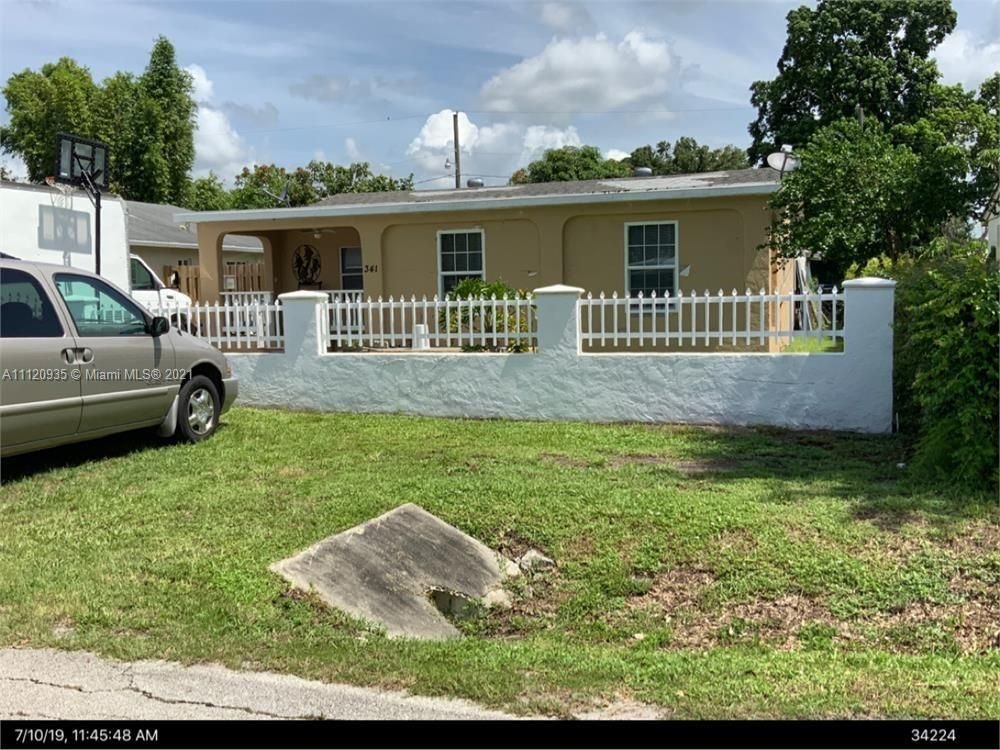Real estate property located at 341 Haiti, Hendry County, Clewiston, FL