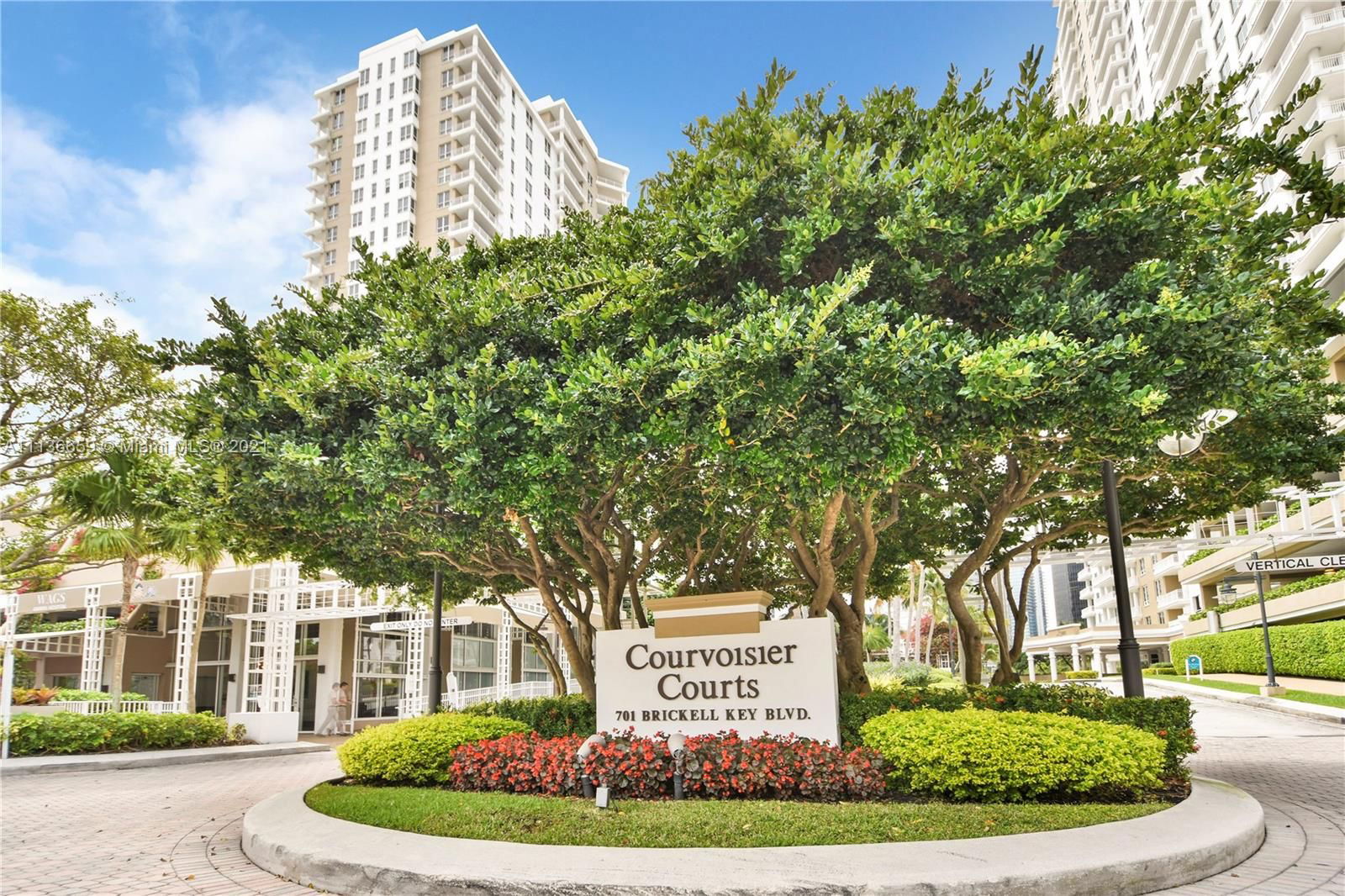 Real estate property located at 701 Brickell Key Blvd #1406, Miami-Dade County, Miami, FL