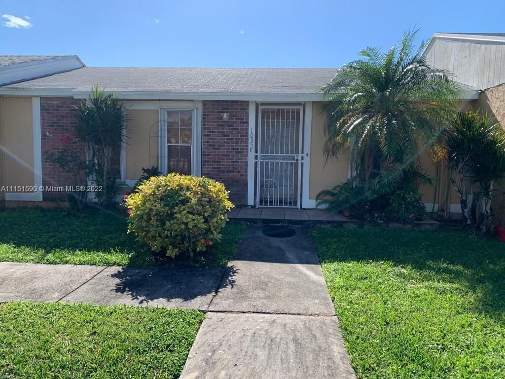 Real estate property located at 10358 205th Ter #10358, Miami-Dade County, Cutler Bay, FL
