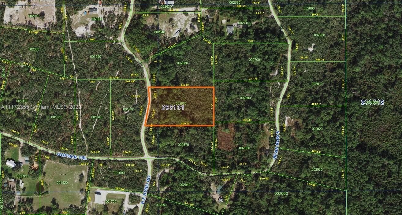 Real estate property located at 1250 R E Byrd Rd, Polk County, Frostproof, FL