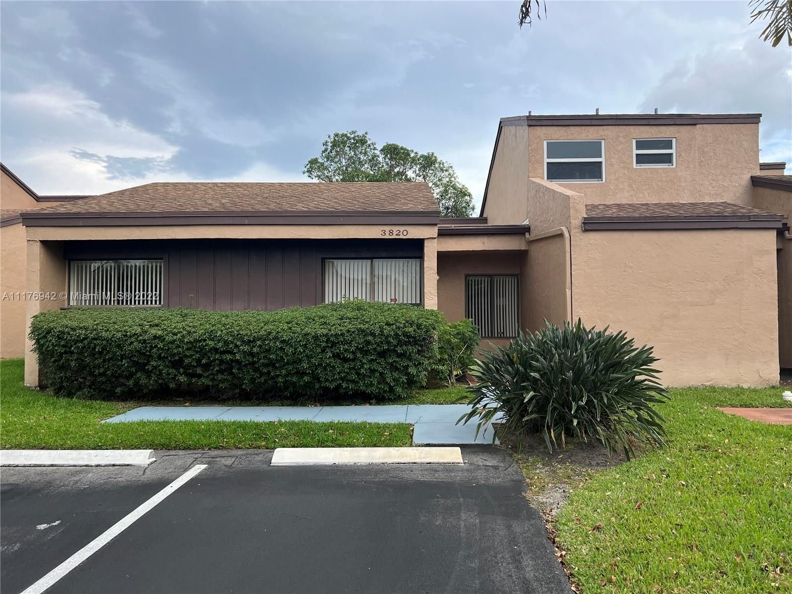 Real estate property located at 3820 94th Way, Broward County, Sunrise, FL