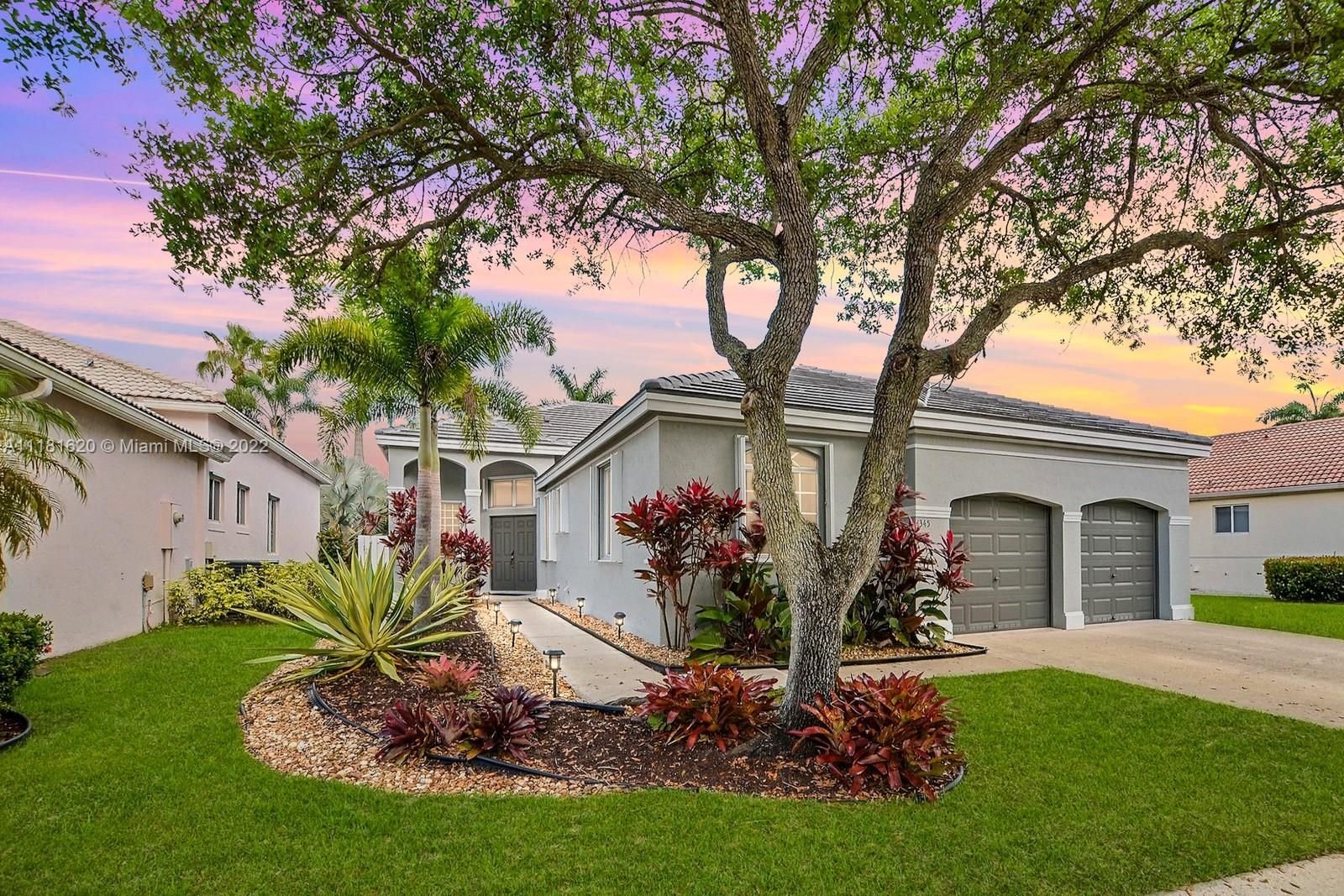 Real estate property located at 1345 Camellia Ln, Broward County, Weston, FL