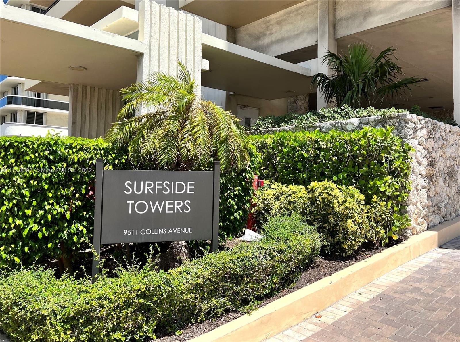 Real estate property located at 9511 Collins Ave #308, Miami-Dade County, 9500 OCEANS CONDO, Surfside, FL